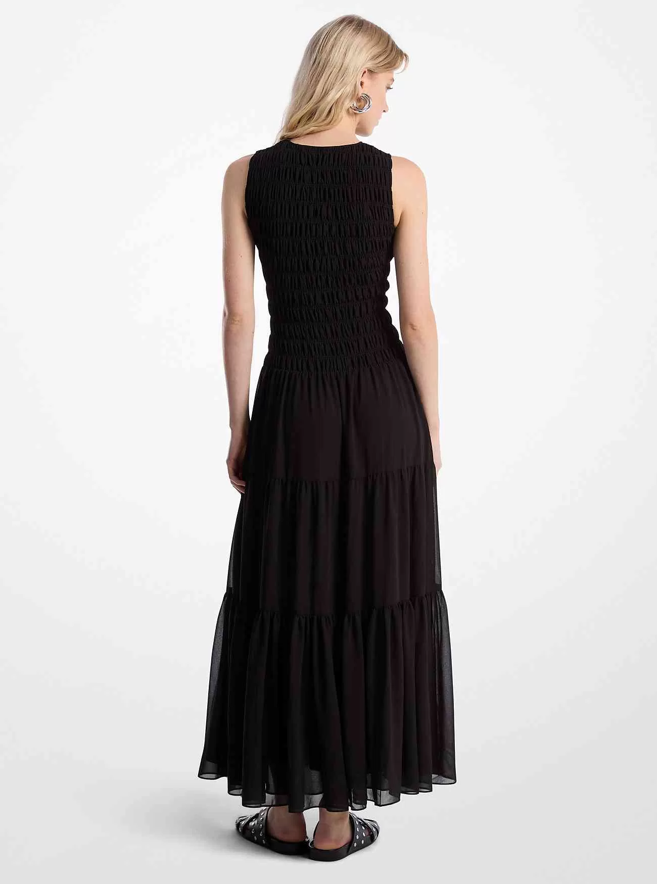 Abito canotta in georgette smock