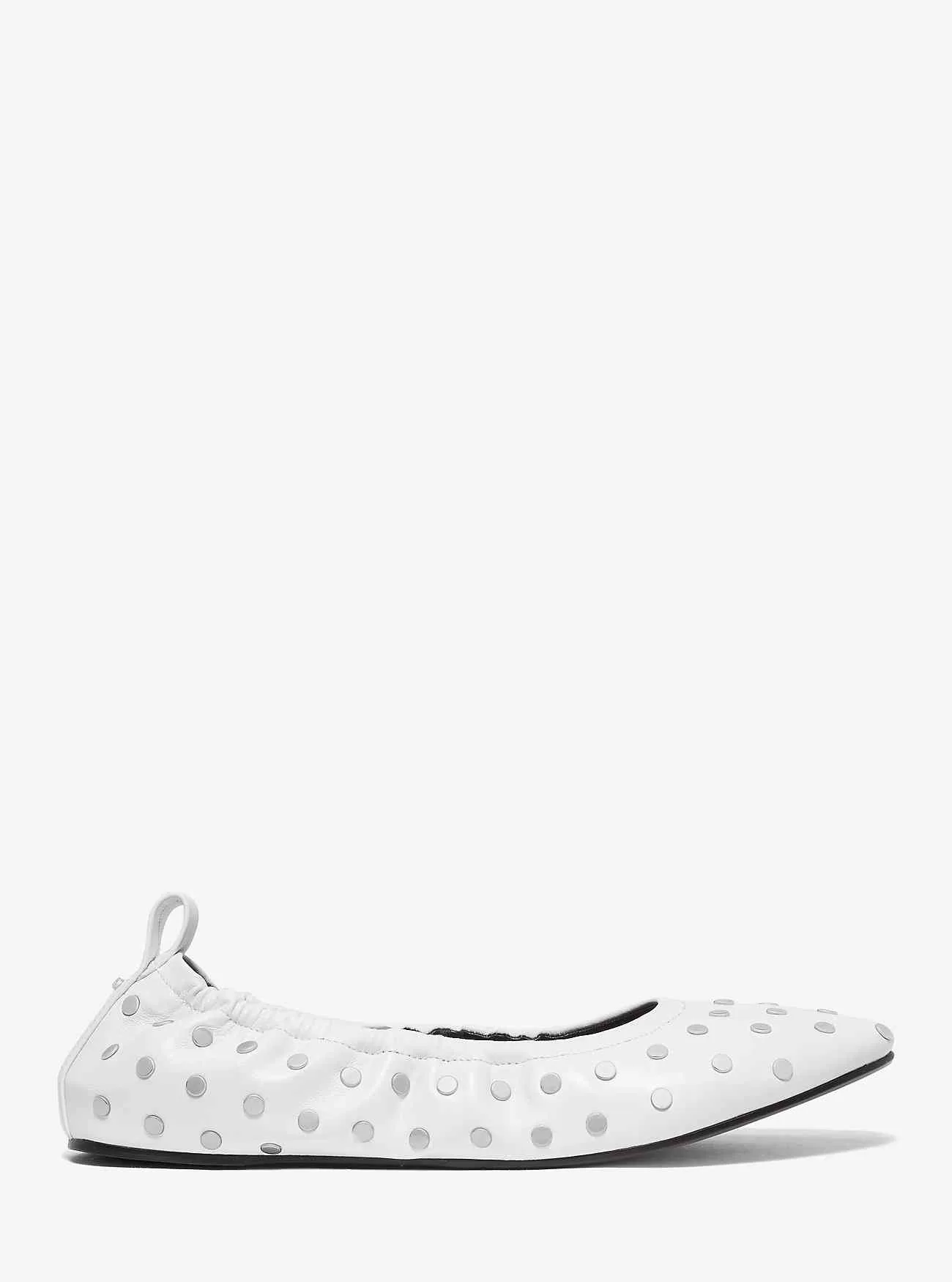 Ballerine Amy in pelle con borchie