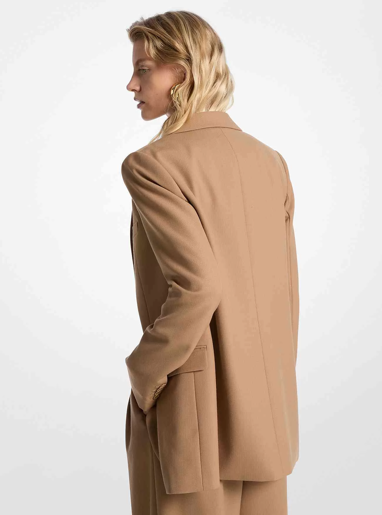 Blazer Boyfriend In Misto Lana