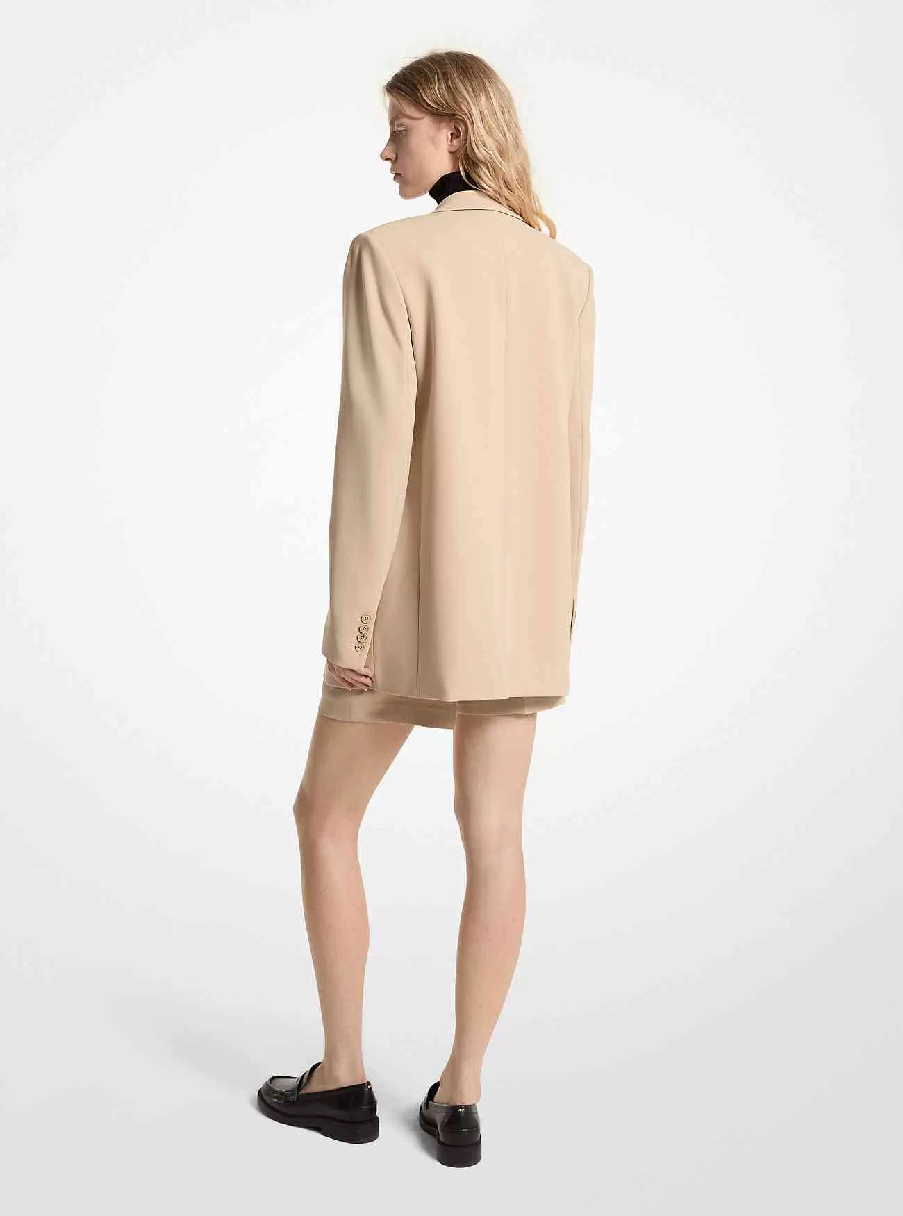 Blazer da fidanzato in crêpe