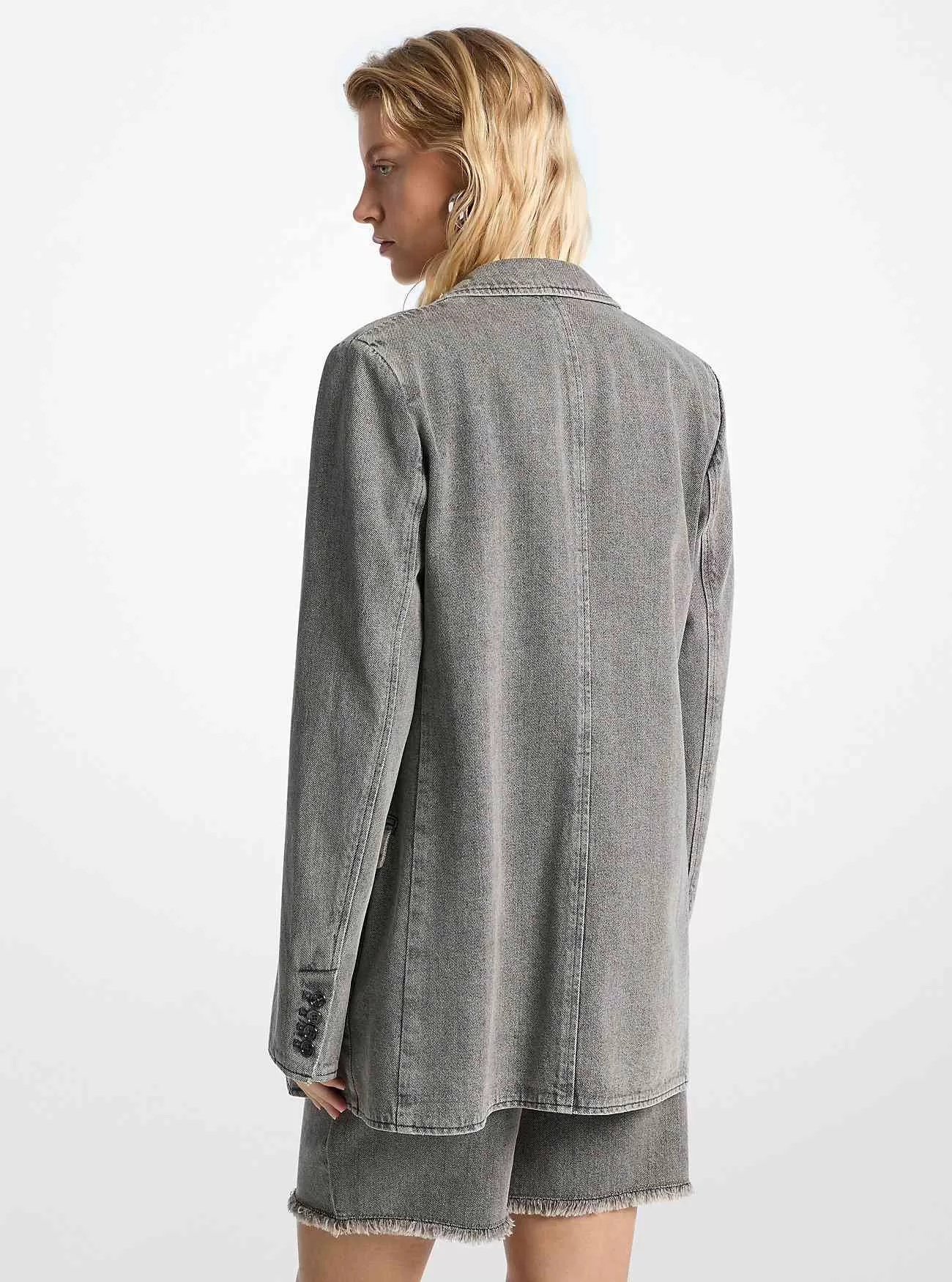 Blazer in denim da fidanzato