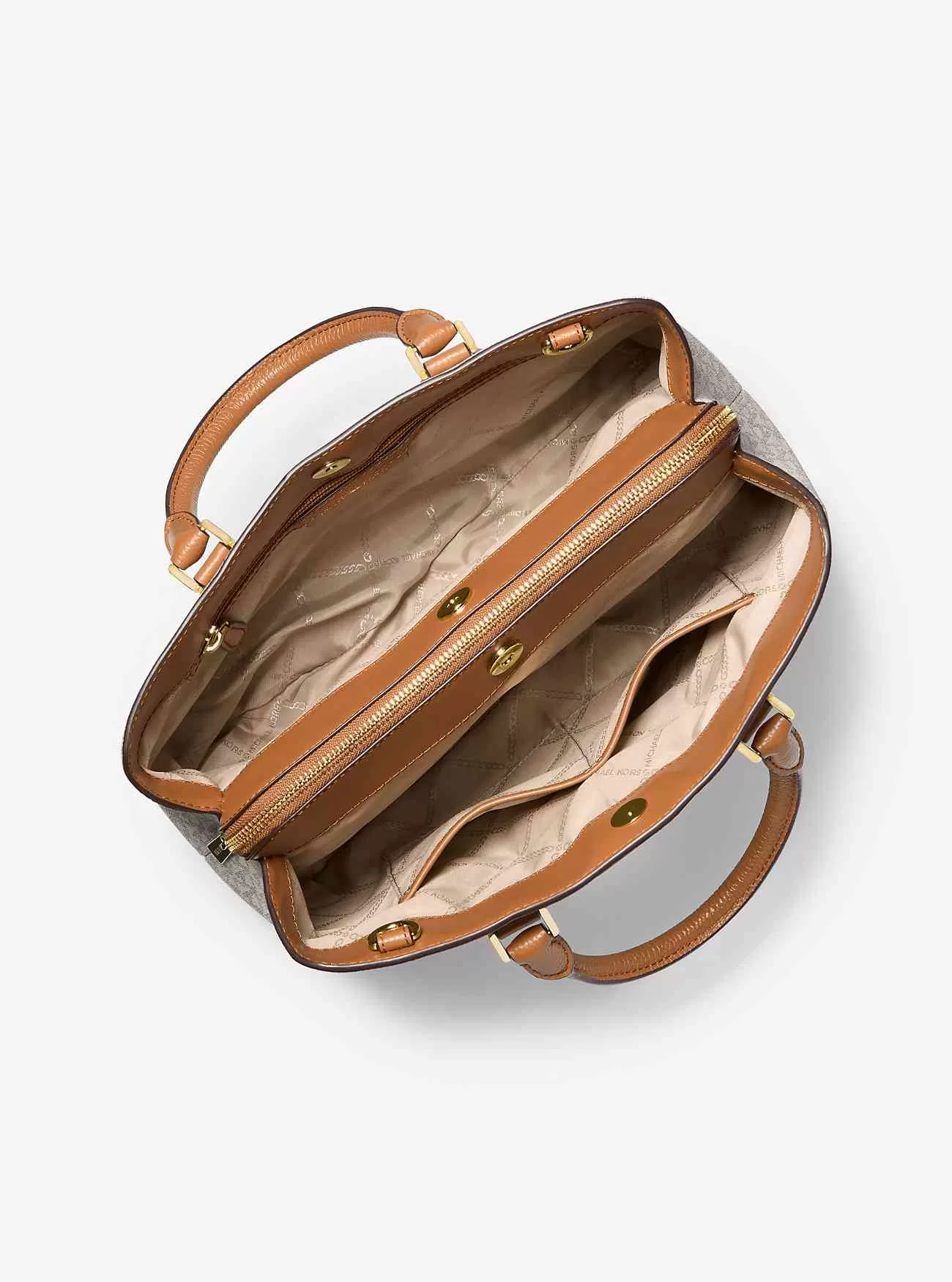 Borsa Camille grande in pelle e logo