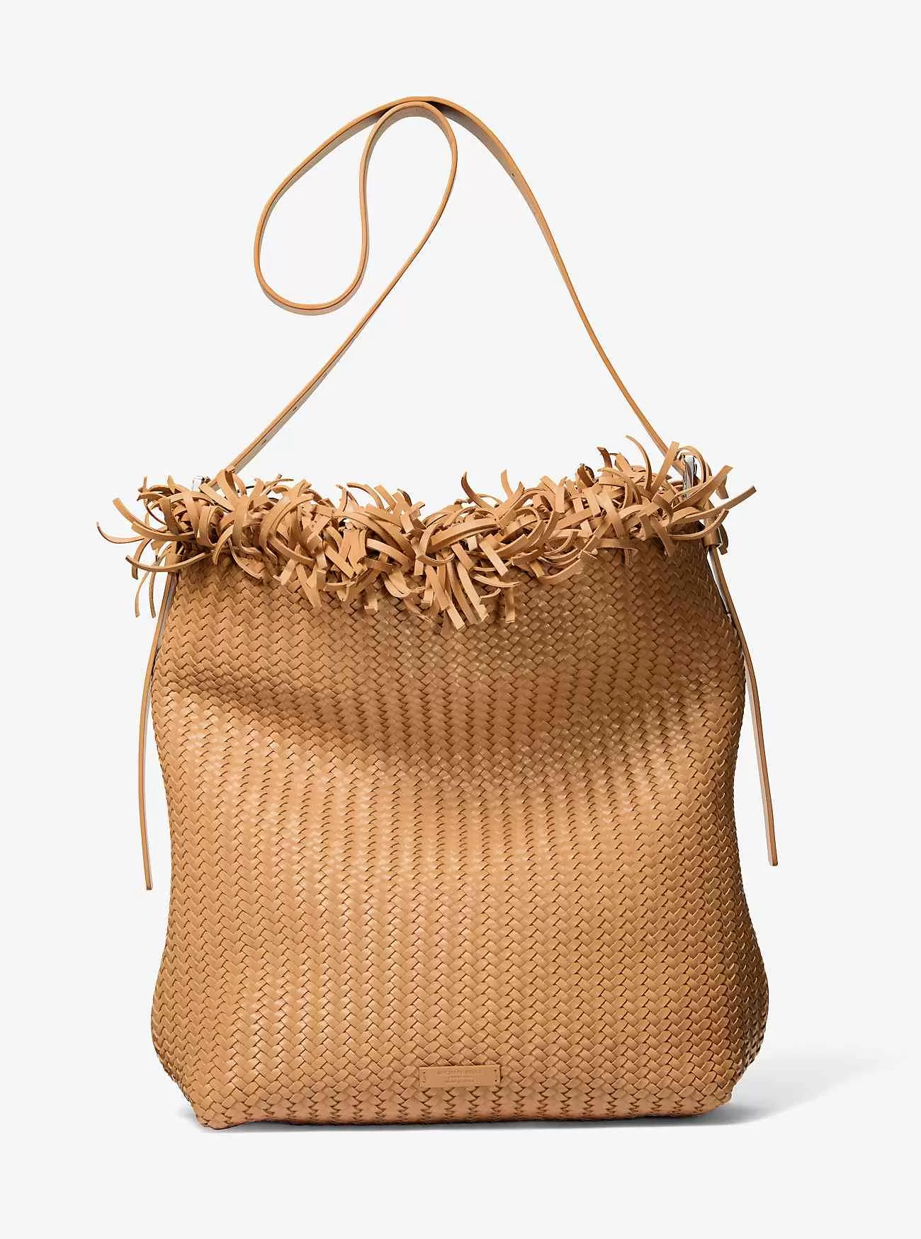 Borsa Hobo Kiera in pelle intrecciata a mano
