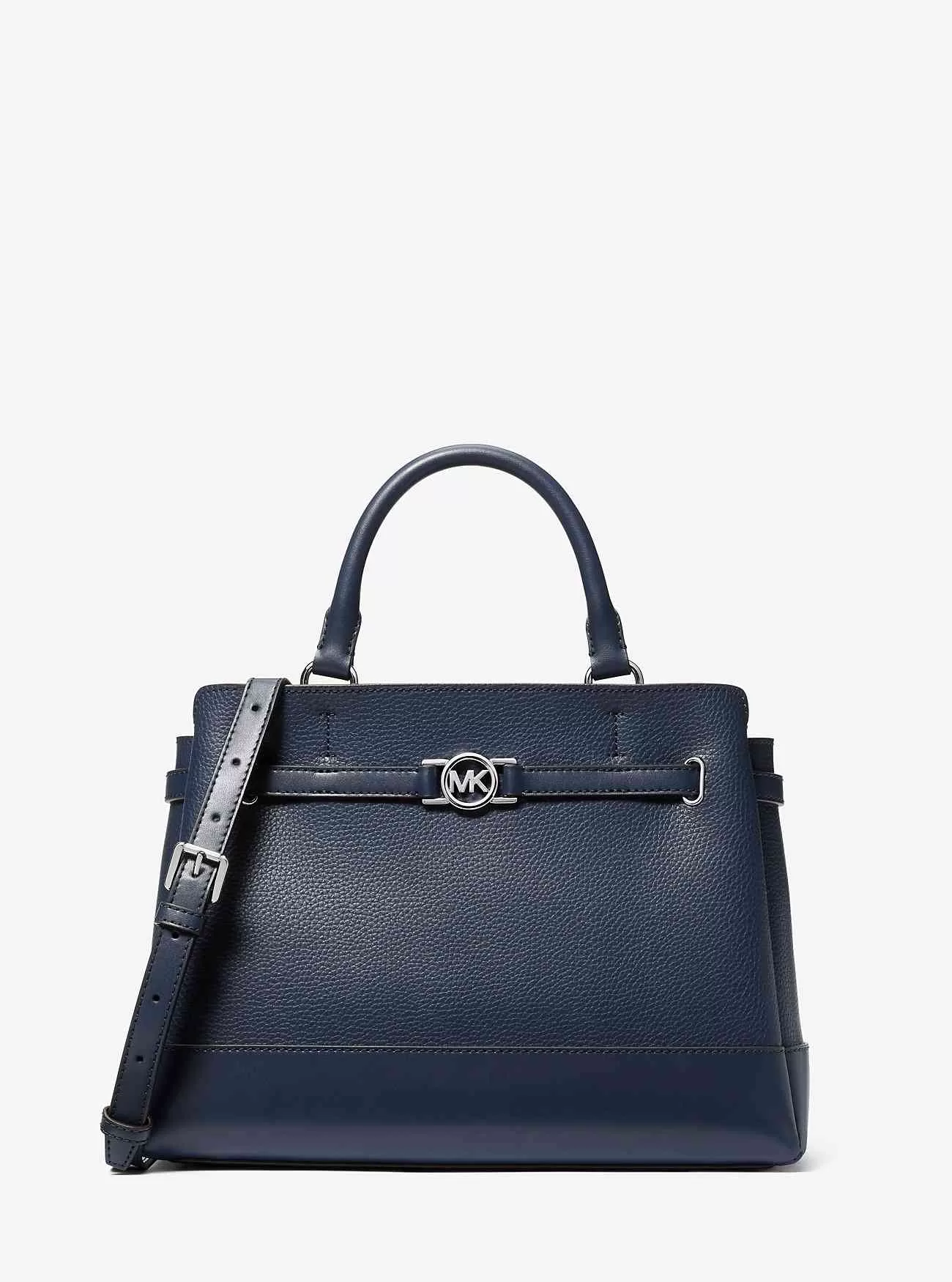 Borsa Reed grande in pelle martellata