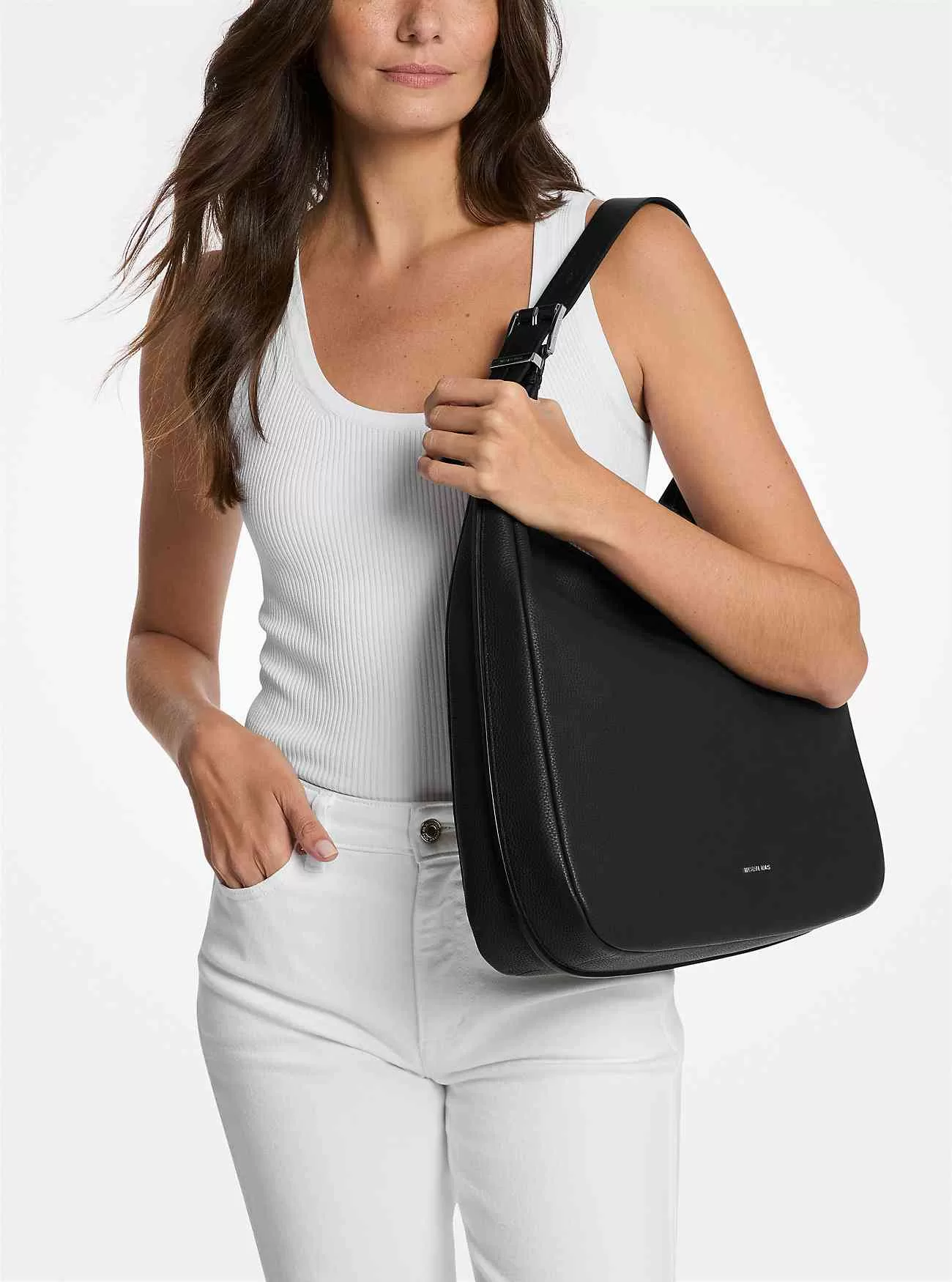 Borsa a spalla hobo grande Nolita in pelle martellata Borsa a spalla hobo grande Nolita in pelle martellata