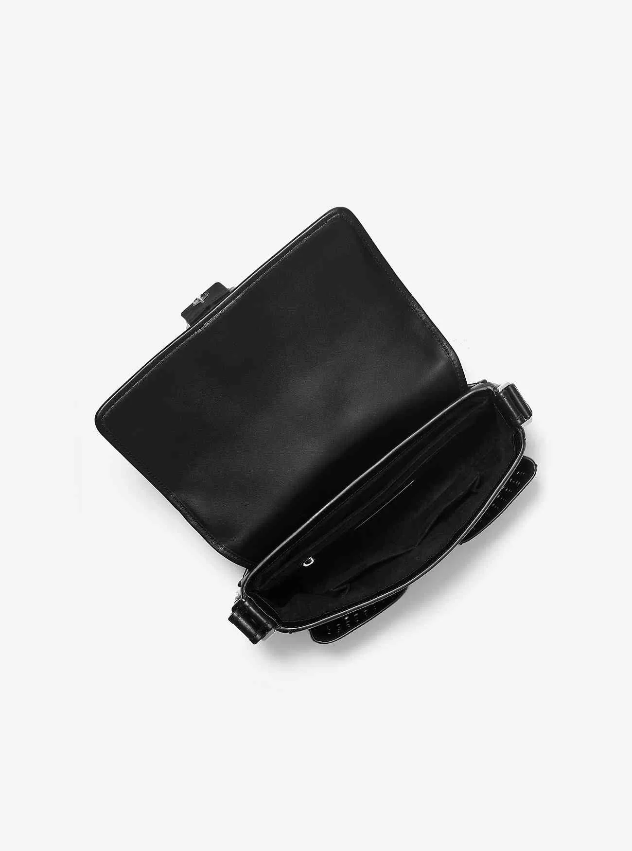 Borsa a tracolla Colby media in pelle con occhielli