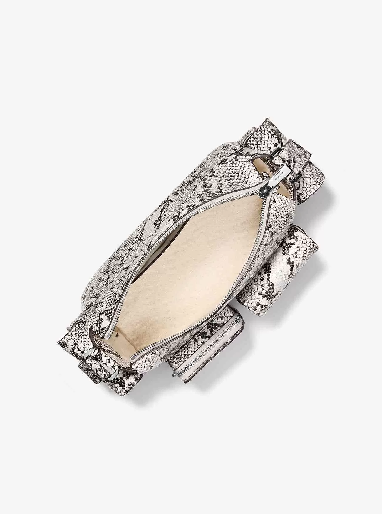 Borsa a tracolla Dakota media in pelle goffrata serpente