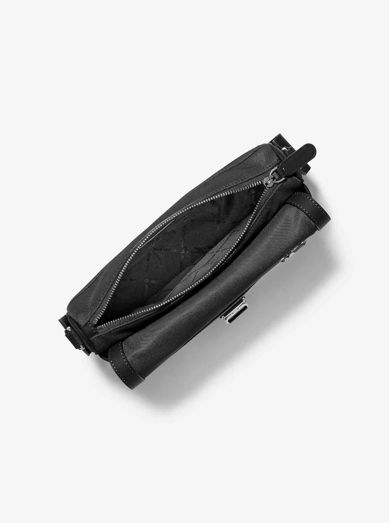 Borsa a tracolla Eli in nylon con custodia con cerniera