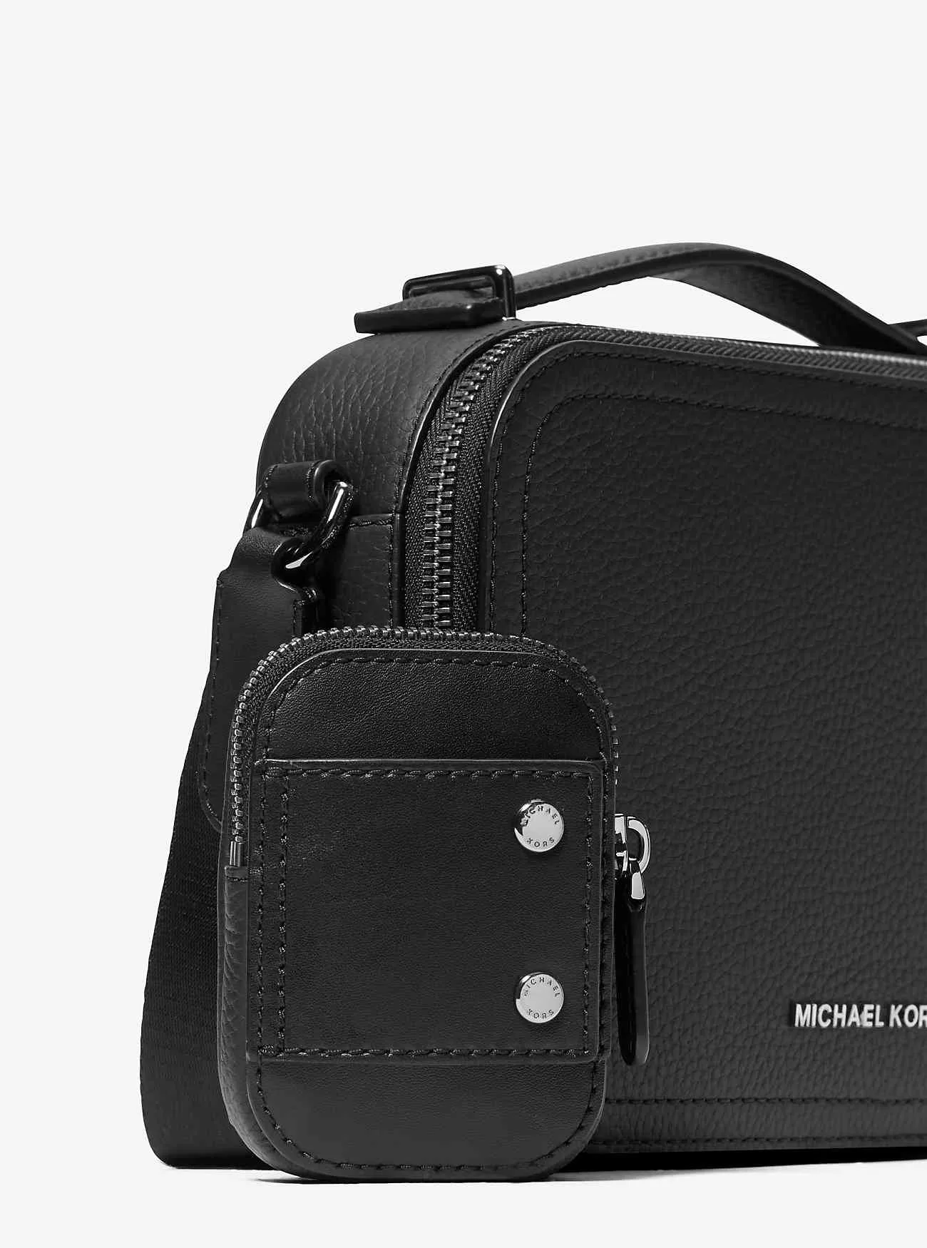 Borsa a tracolla Hudson in pelle martellata Borsa a tracolla Hudson in pelle martellata