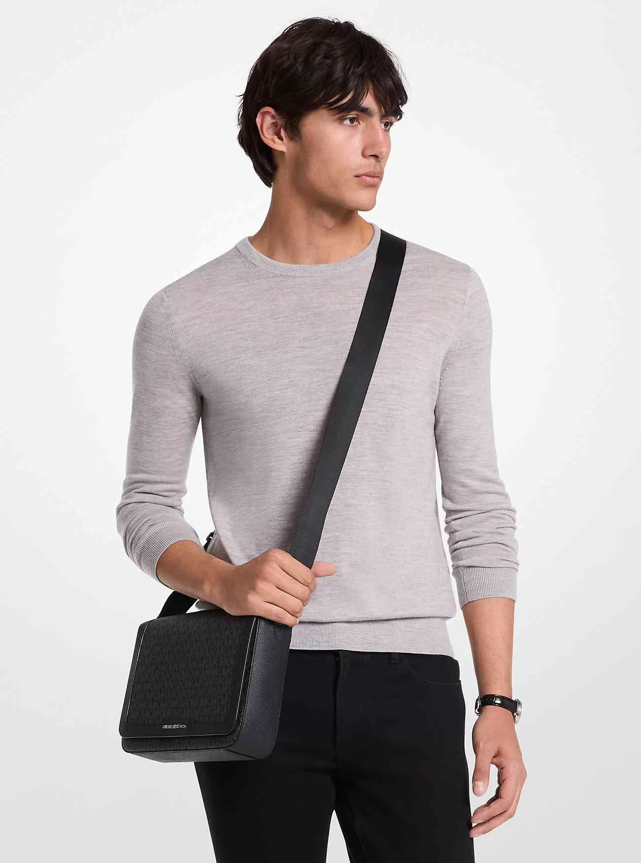 Borsa a tracolla con logo Hudson Signature Borsa a tracolla con logo Hudson Signature