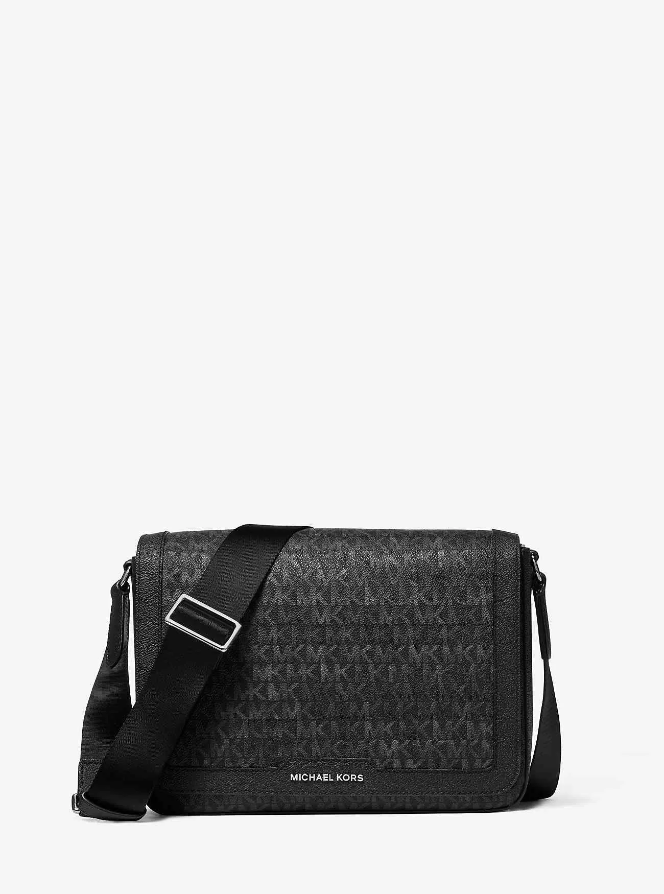 Borsa a tracolla con logo Hudson Signature