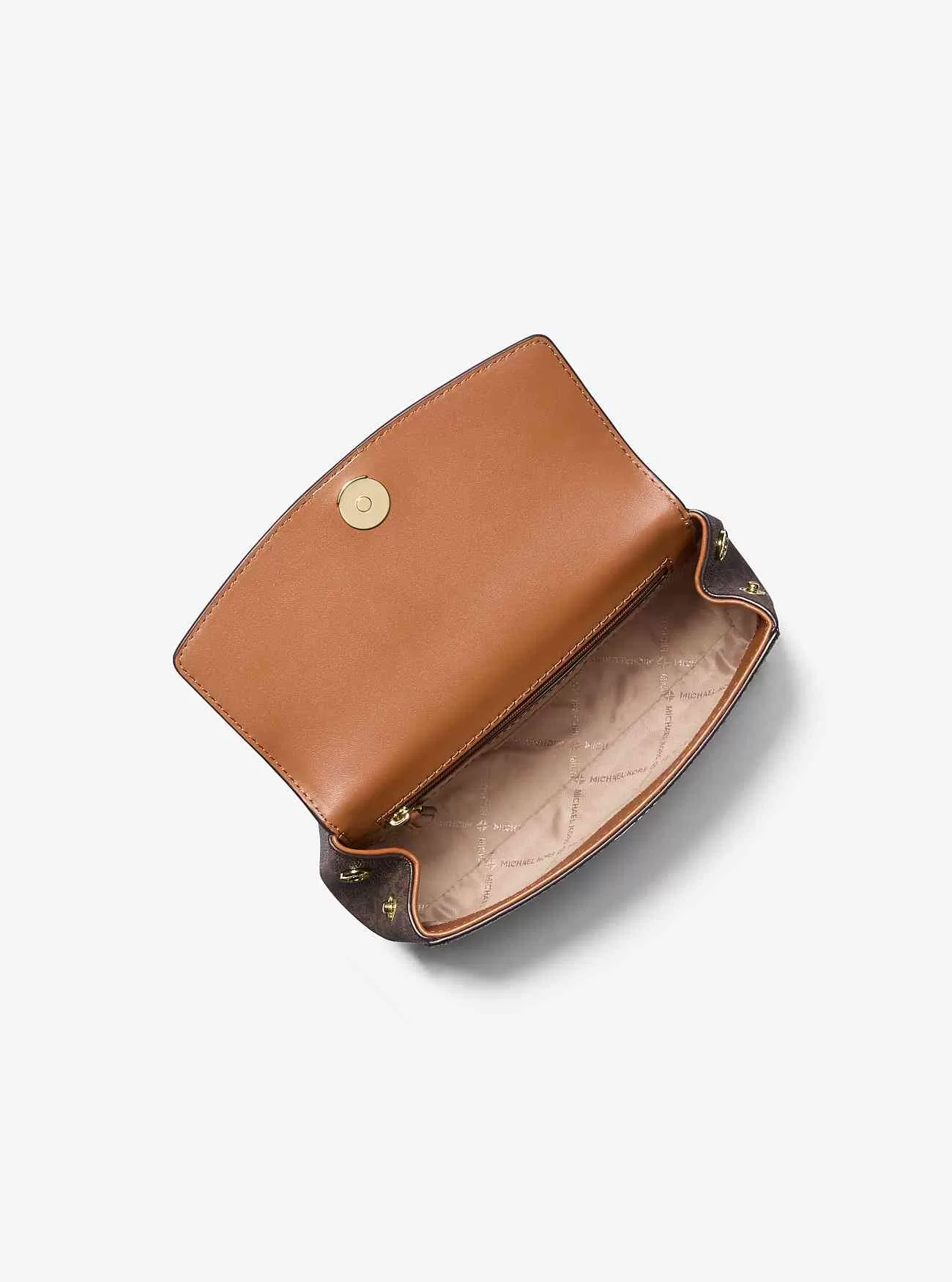 Borsa a tracolla con logo Signature Ava extra piccola