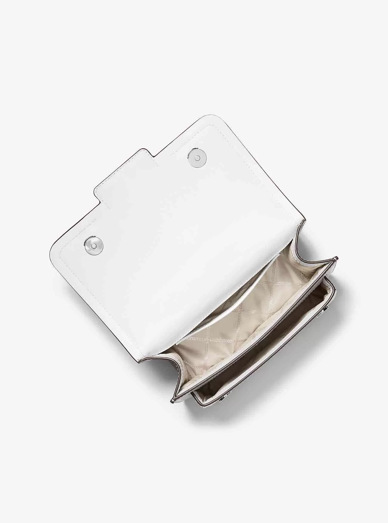 Borsa a tracolla grande in pelle color block Heather