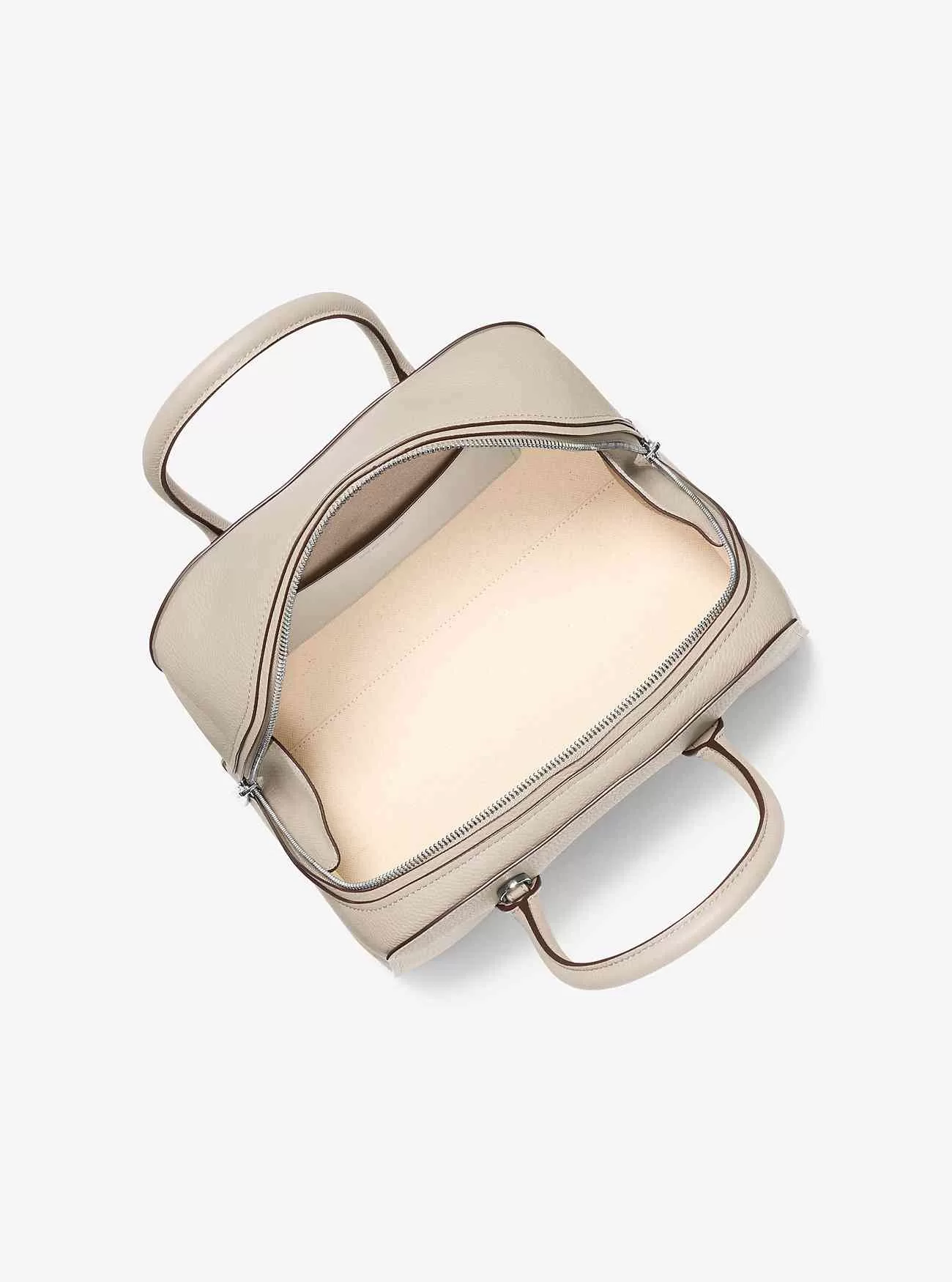 Borsa a tracolla media Ashton in pelle martellata