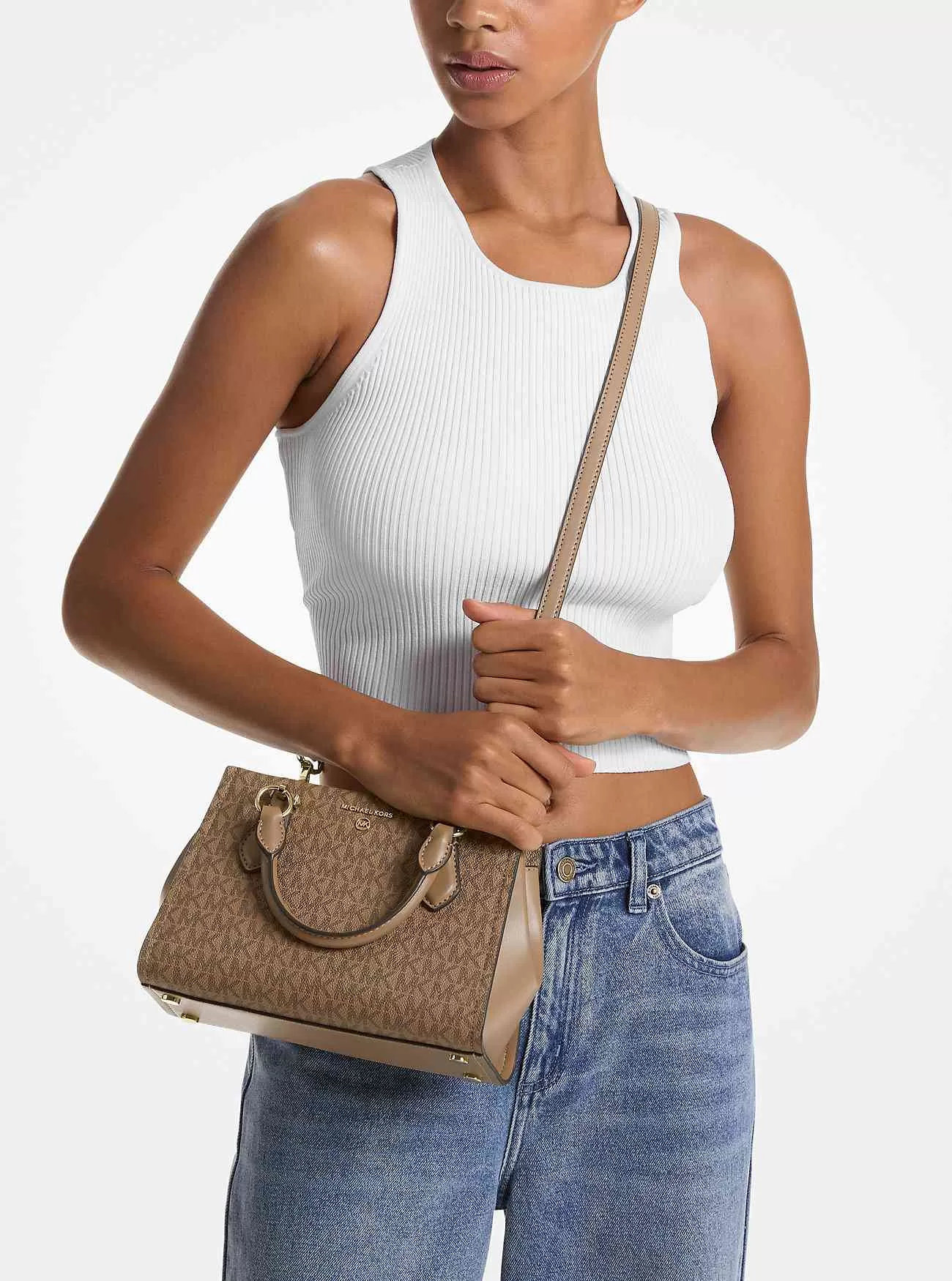 Borsa a tracolla piccola con logo Marilyn Borsa a tracolla piccola con logo Marilyn