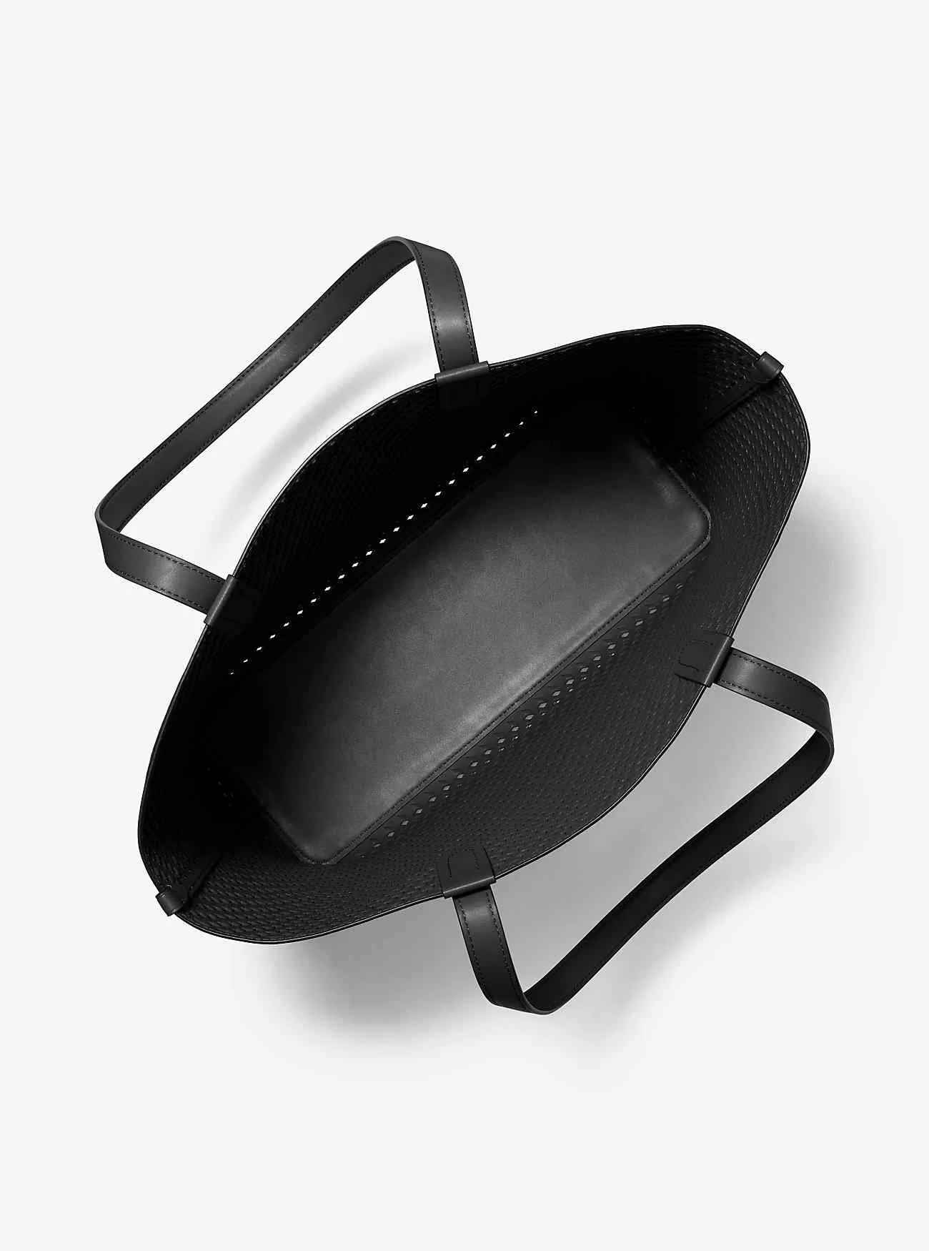 Borsa tote Eliza extra large in pelle intrecciata a mano