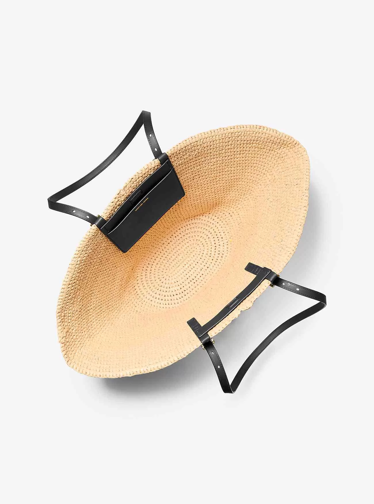 Borsa tote Isa grande in paglia lavorata all’uncinetto a mano