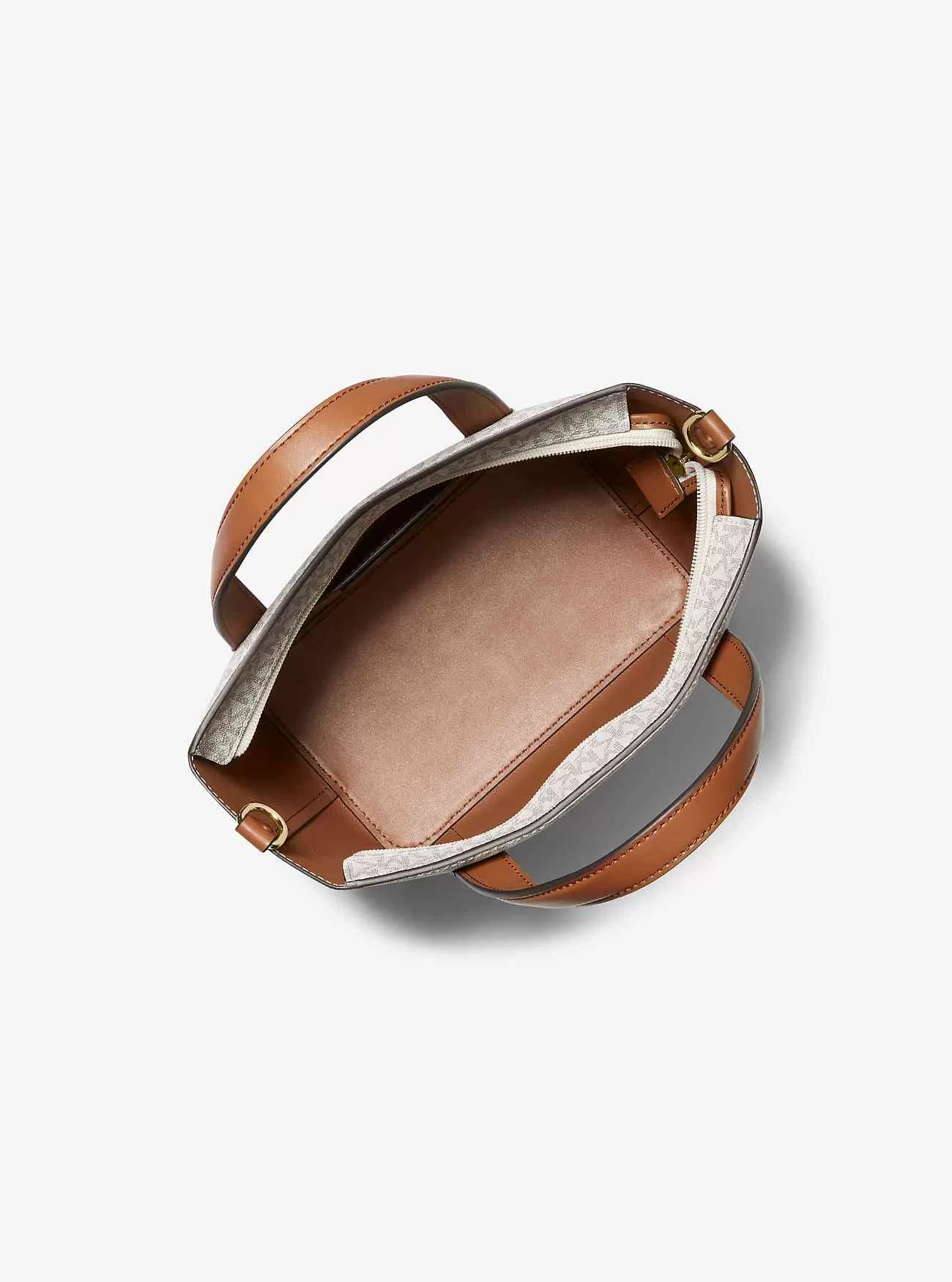 Borsa tote Pratt piccola con logo firmato