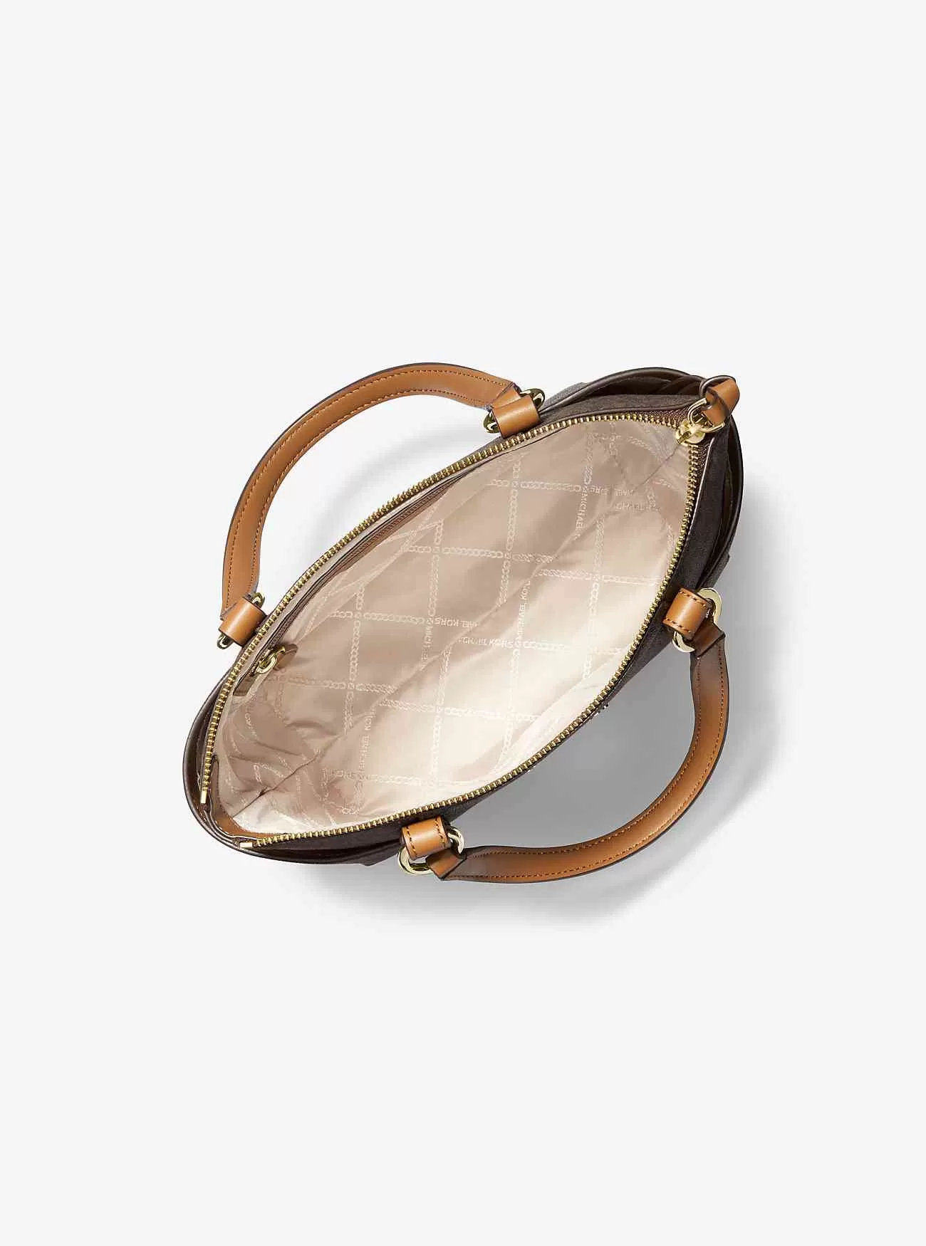 Borsa tote Sullivan piccola con logo e cerniera superiore