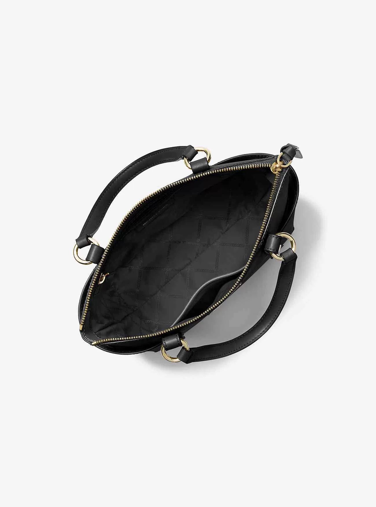 Borsa tote Sullivan piccola in pelle Saffiano con cerniera superiore