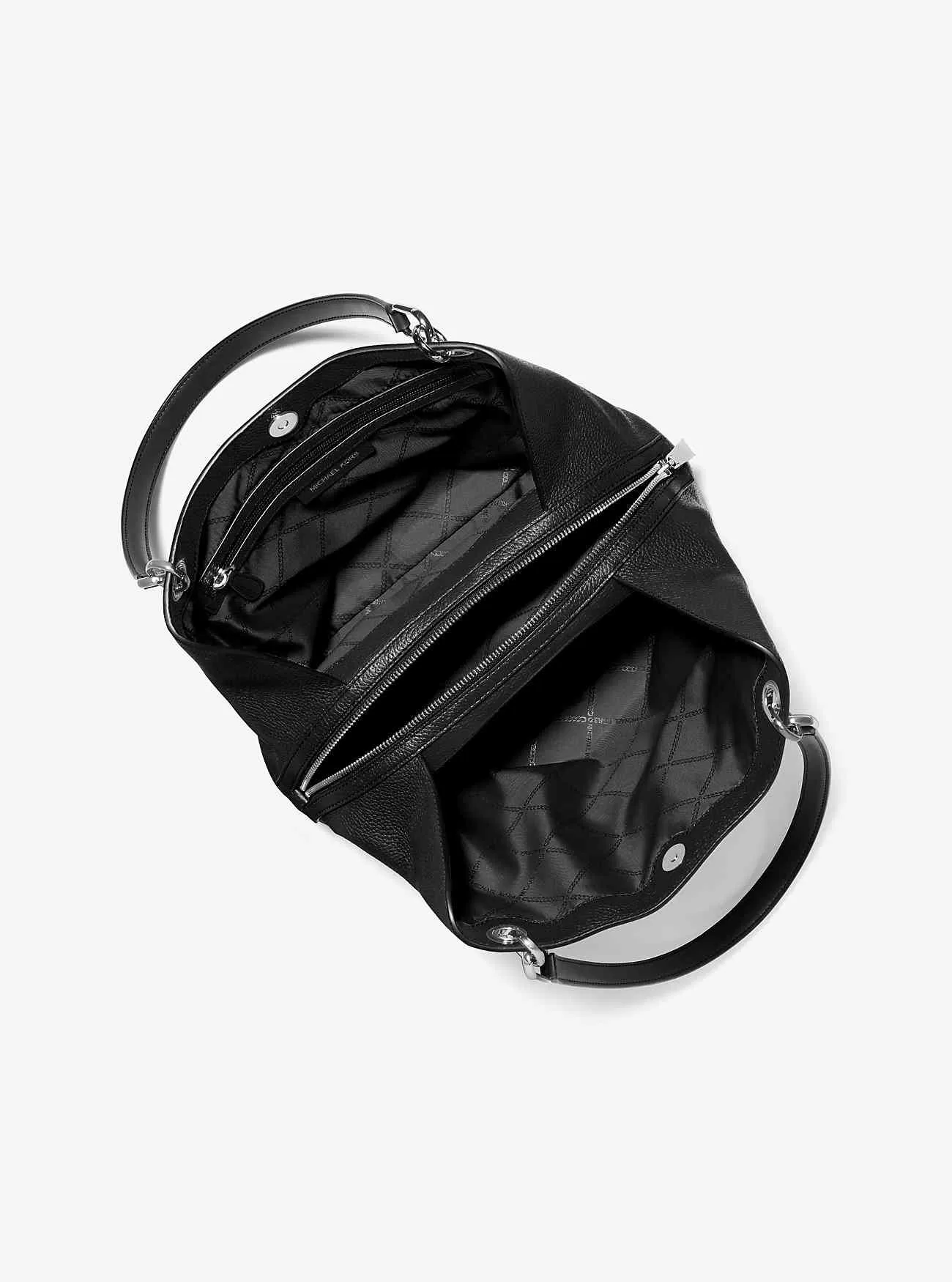 Borsa tote grande Kensington in pelle martellata