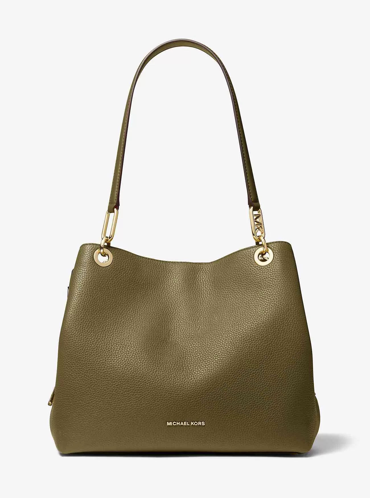 Borsa tote grande Kensington in pelle martellata