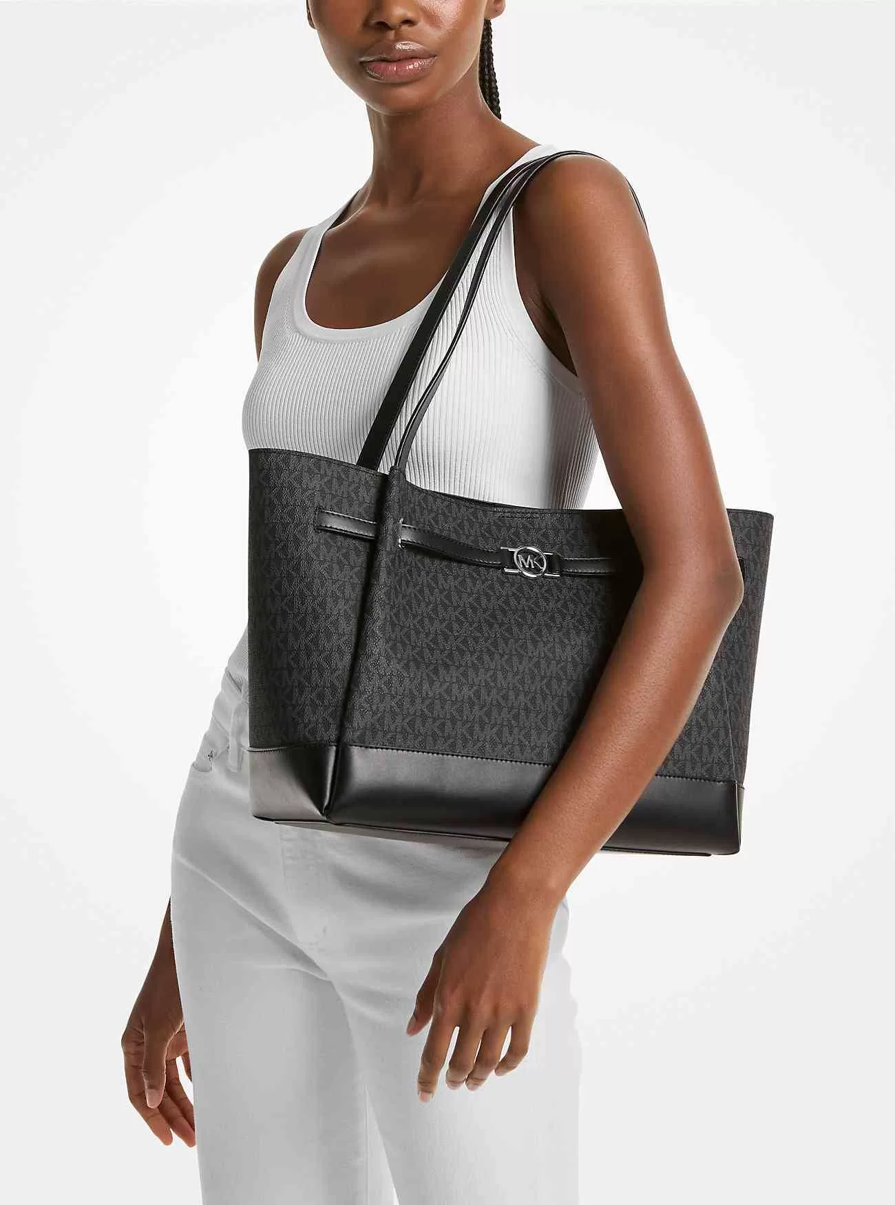 Borsa tote grande con logo Reed Borsa tote grande con logo Reed