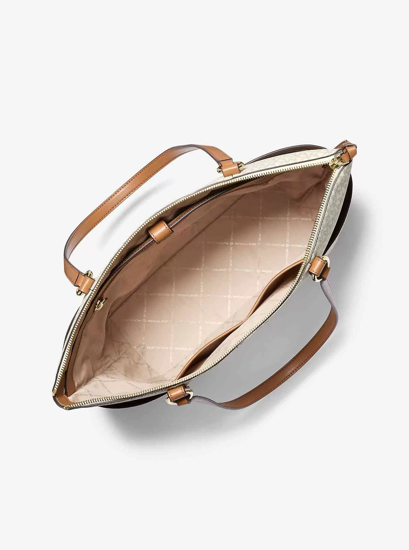 Borsa tote grande con zip superiore con logo Sullivan