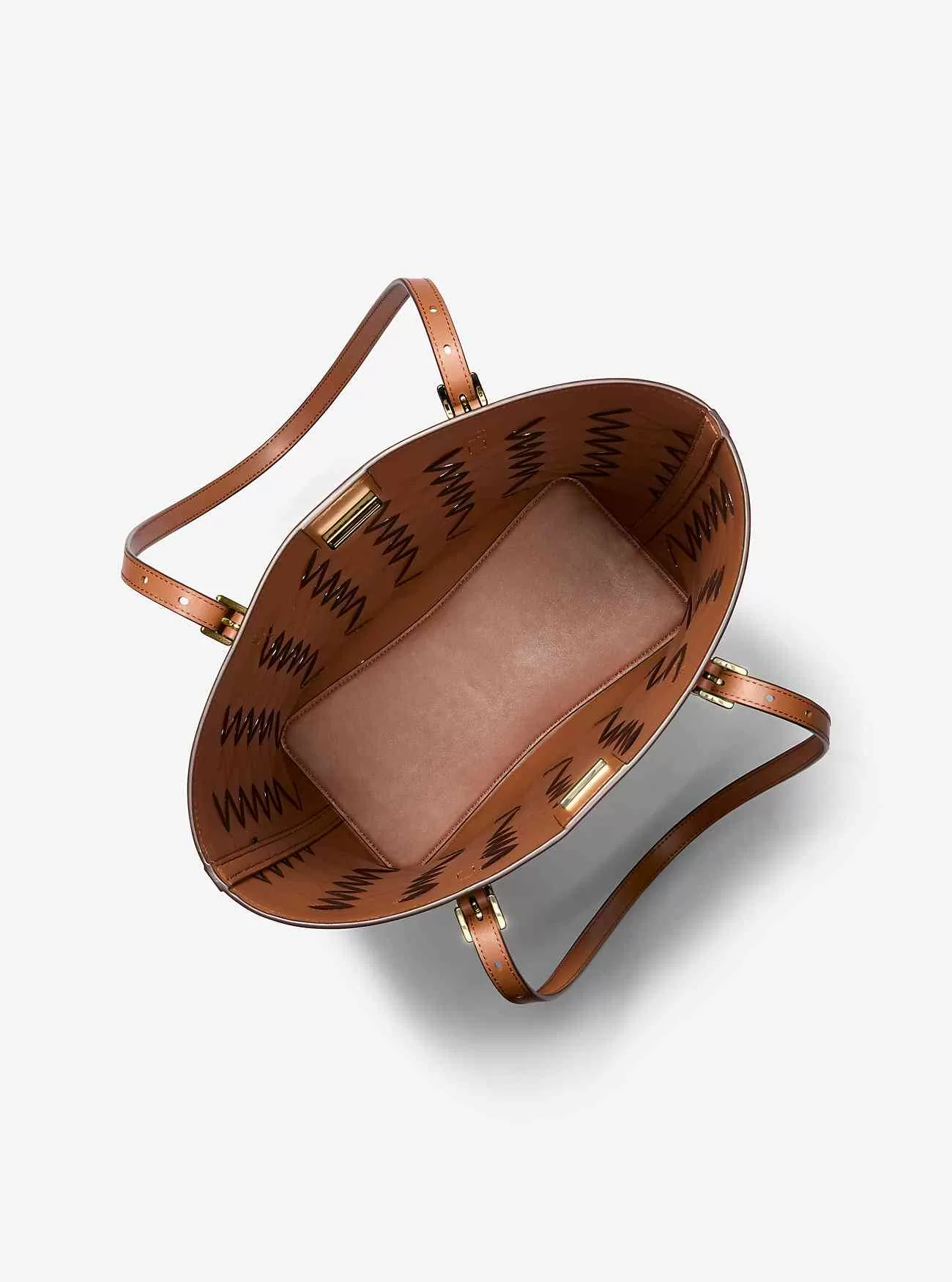 Borsa tote grande in pelle intrecciata Quinn