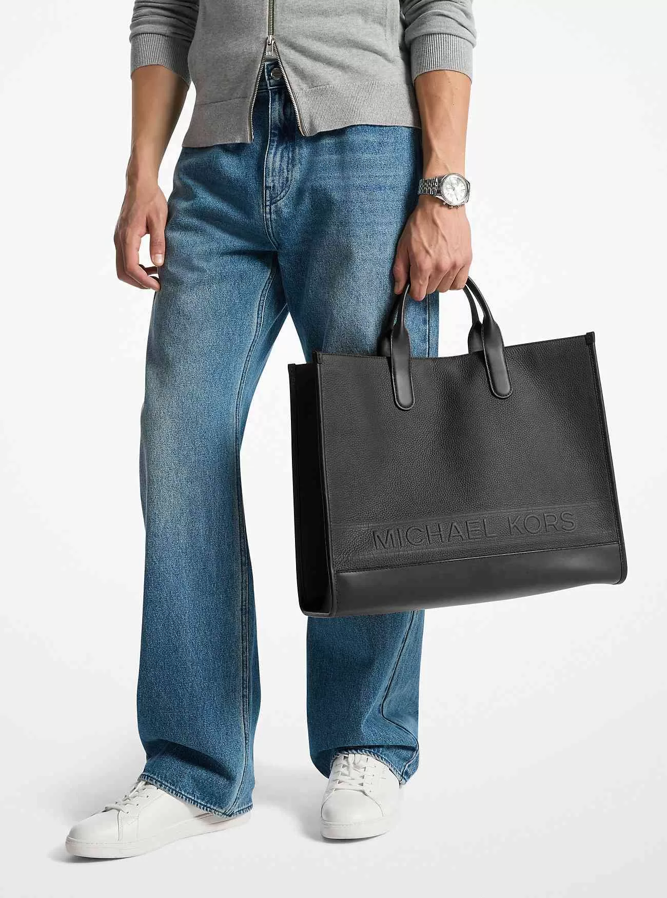 Borsa tote in pelle martellata Hudson Borsa tote in pelle martellata Hudson