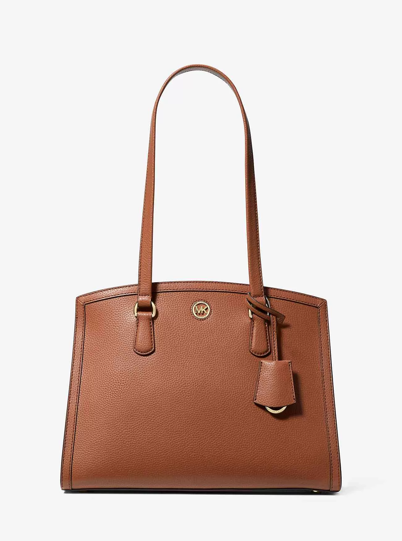 Borsa tote media Chantal in pelle martellata