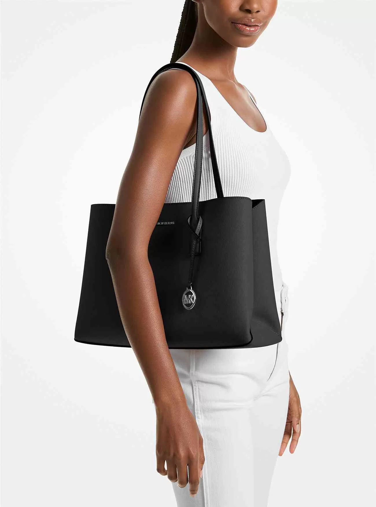 Borsa tote media Ruthie in pelle Saffiano Borsa tote media Ruthie in pelle Saffiano