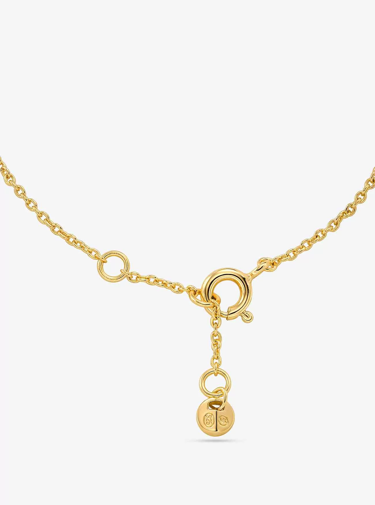 Bracciale Astor Link piccolo a catena in argento sterling placcato in metallo prezioso