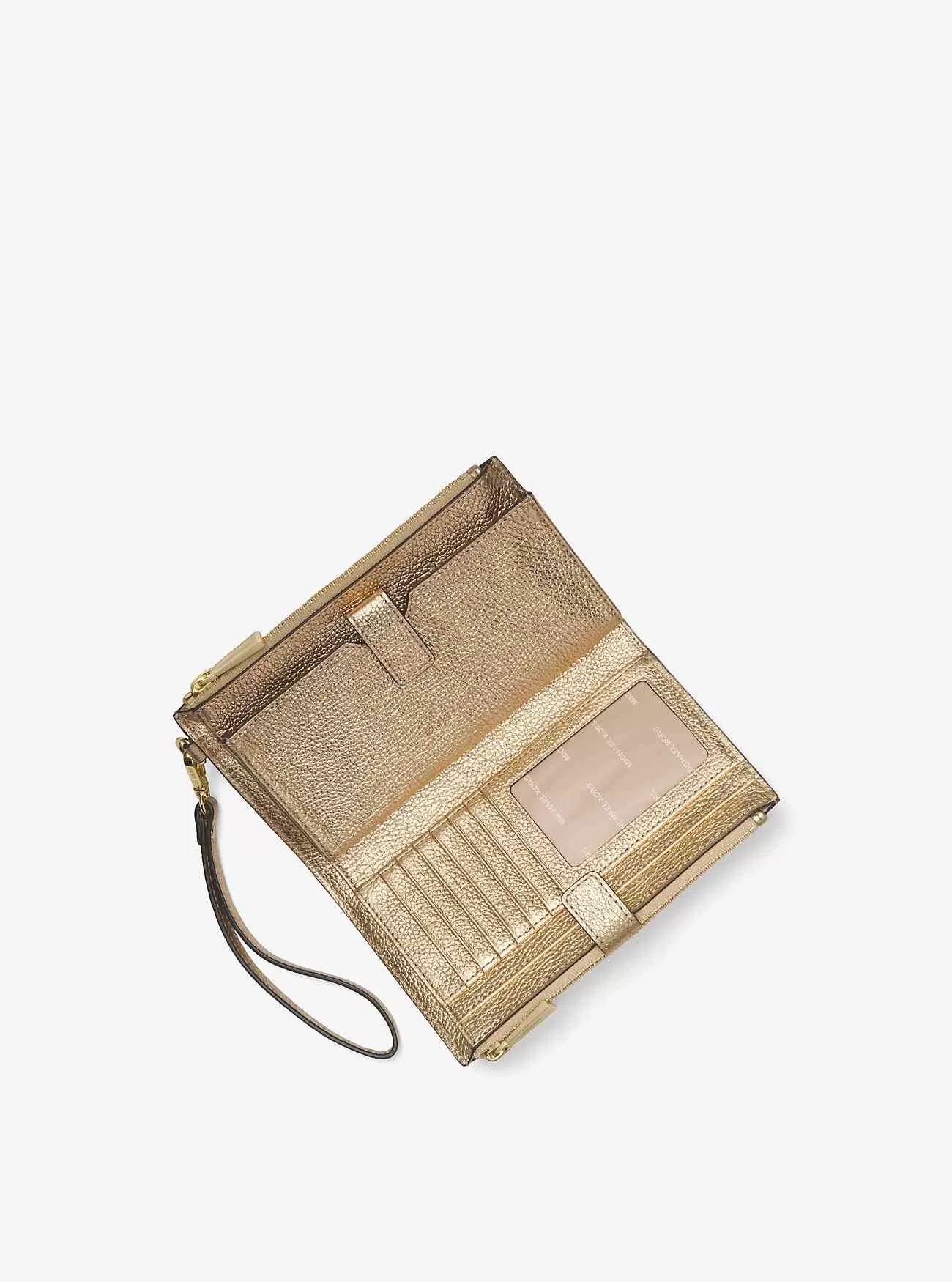 Bracciale da polso per smartphone Adele in pelle martellata metallizzata