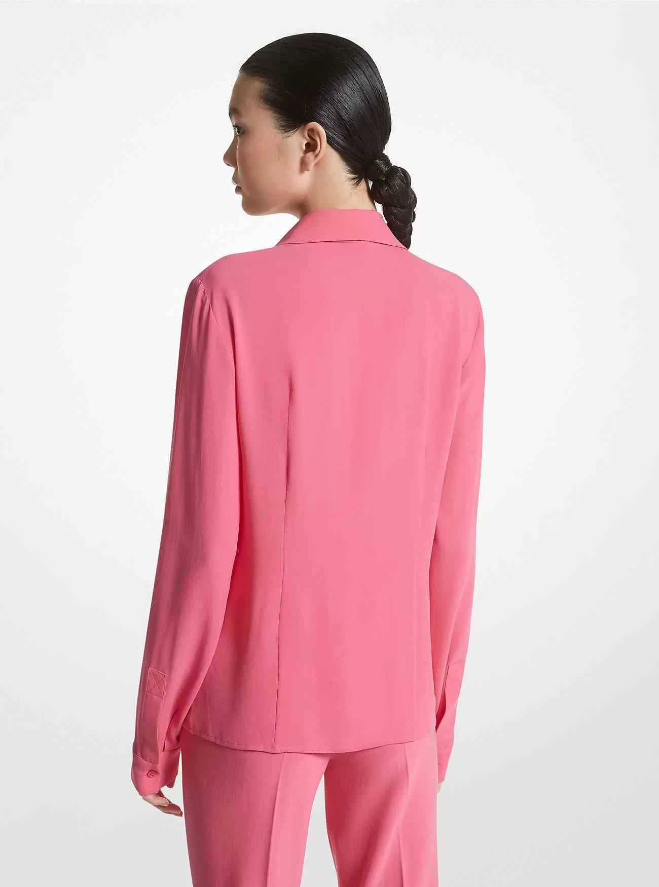 Camicia Hansen in georgette di seta