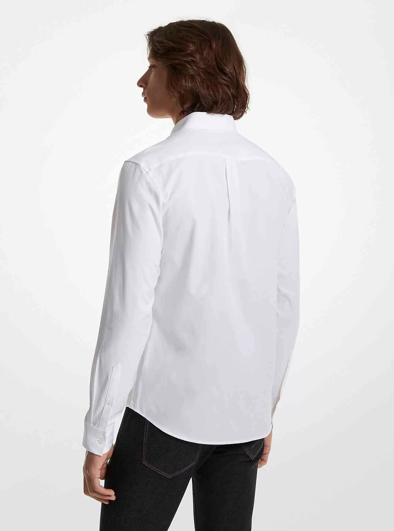 Camicia Oxford in cotone elasticizzato