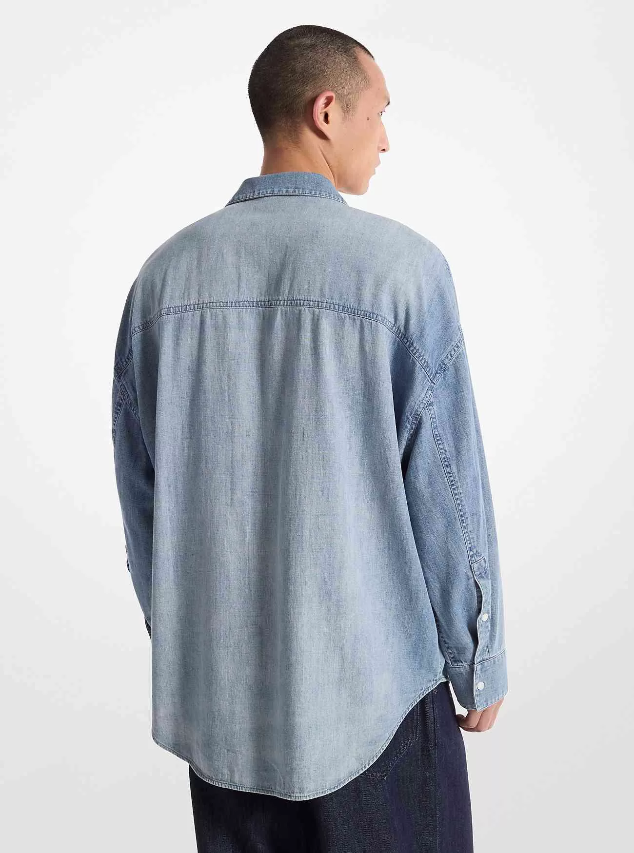 Camicia in chambray oversize Camicia in chambray oversize