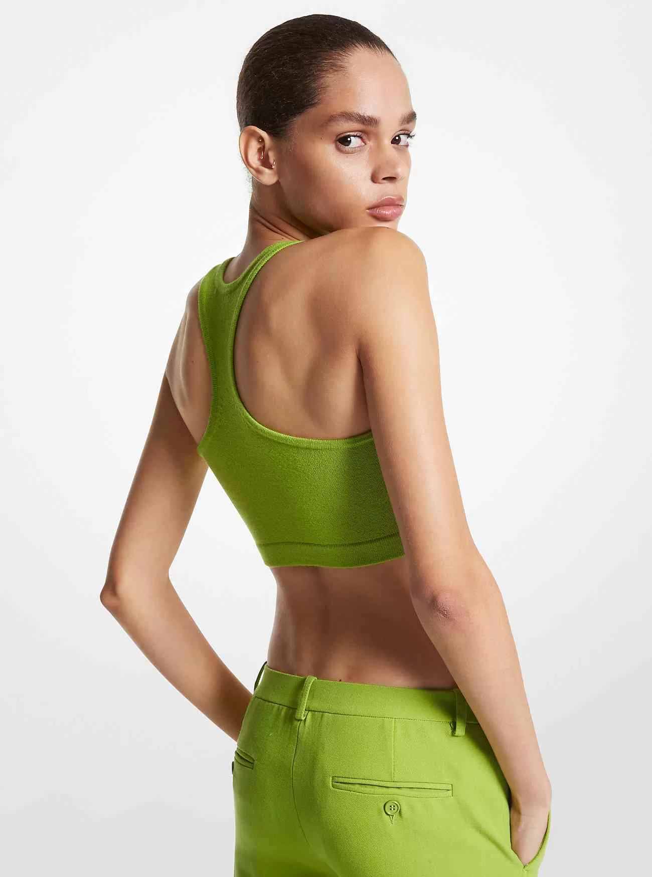 Canotta corta in cashmere