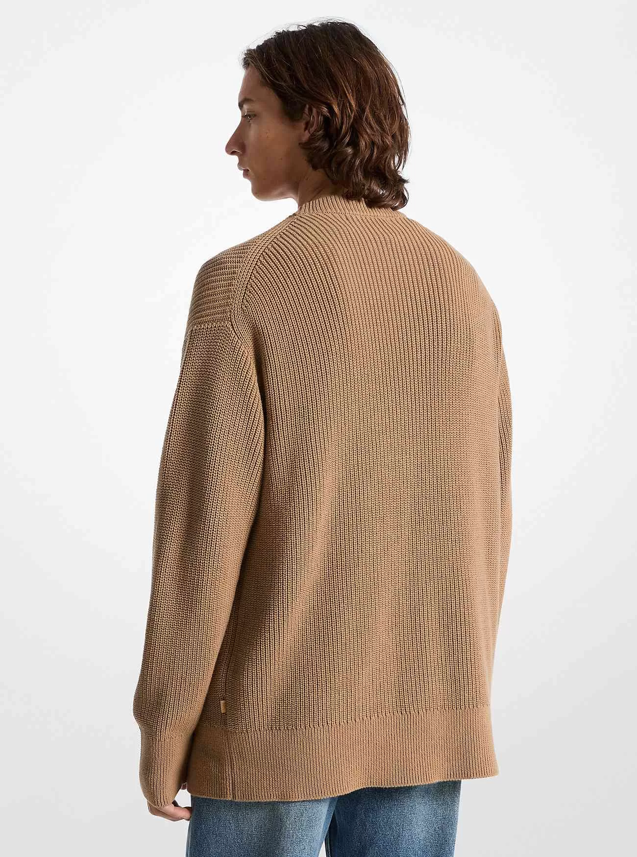 Cardigan oversize in cotone
