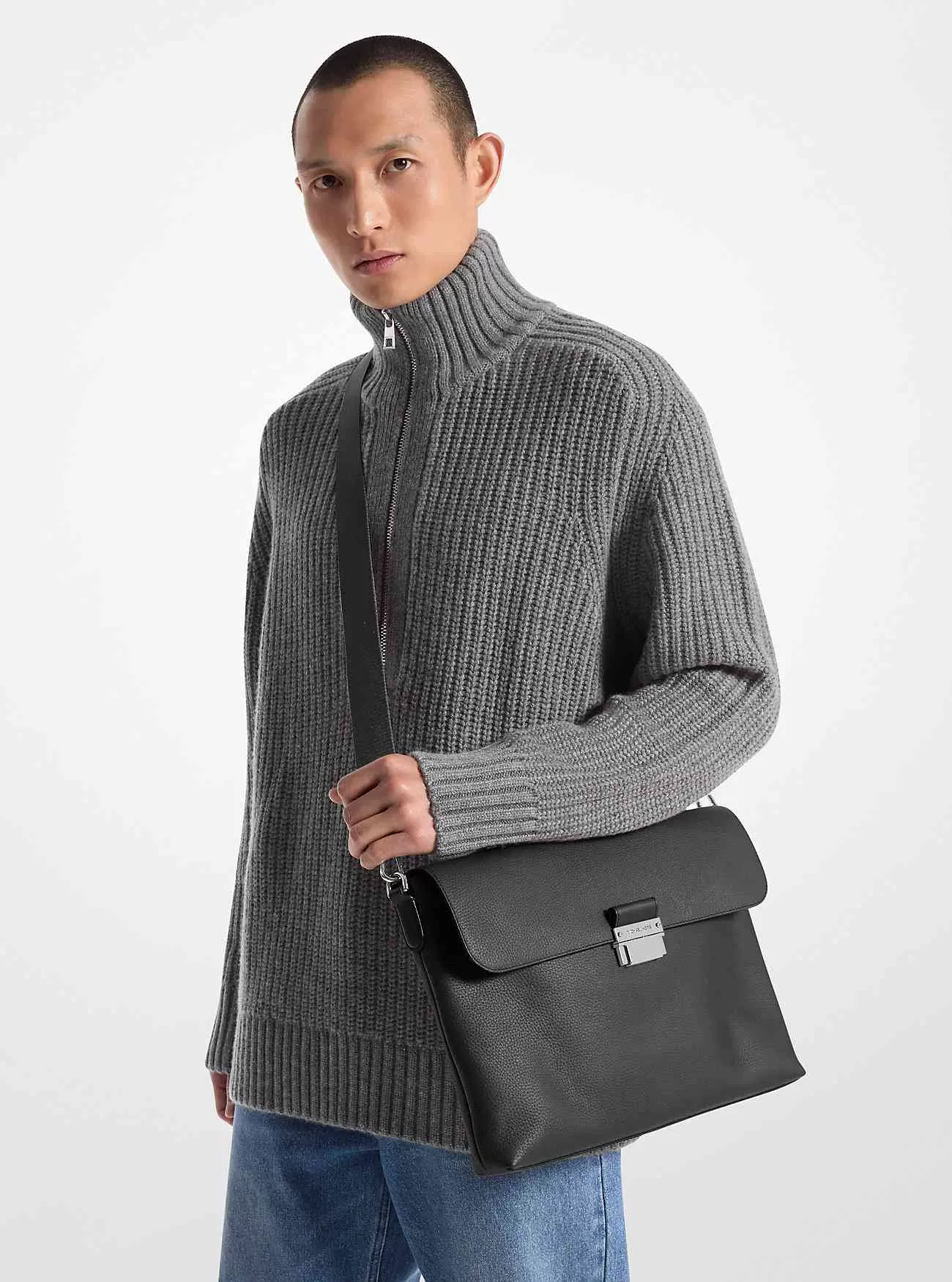 Cartella Hudson in pelle martellata Cartella Hudson in pelle martellata