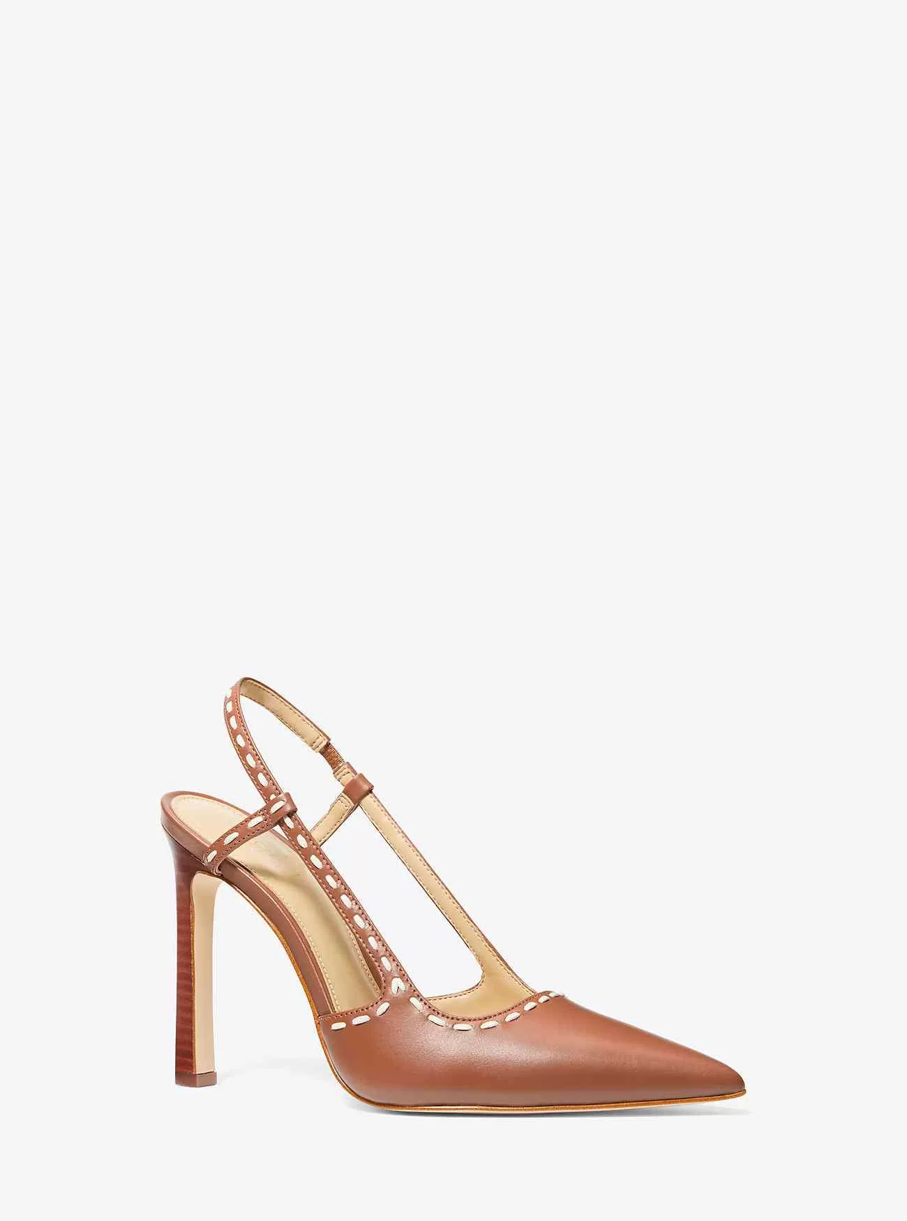 Décolleté Slingback in pelle cucita a mano Alora