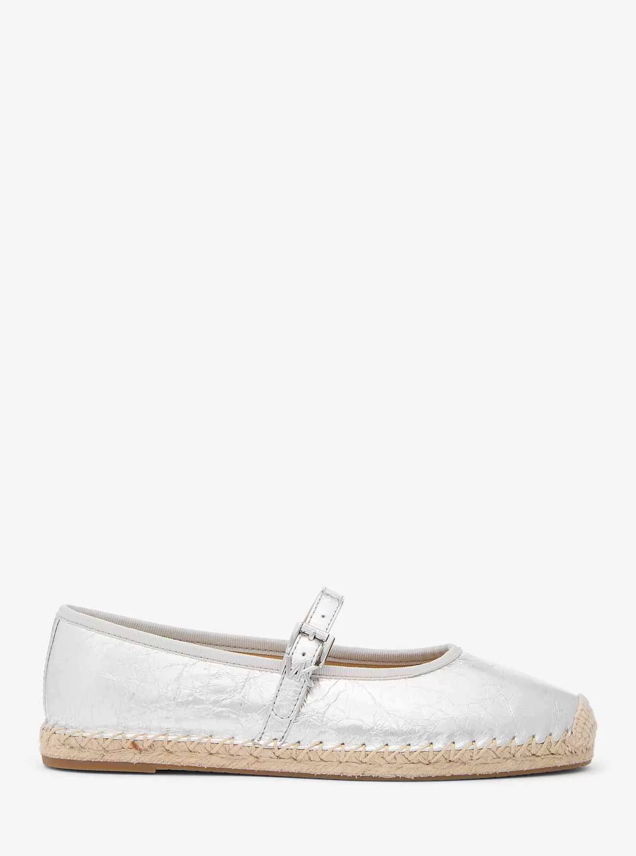 Espadrillas da danza classica Lynn in pelle metallizzata