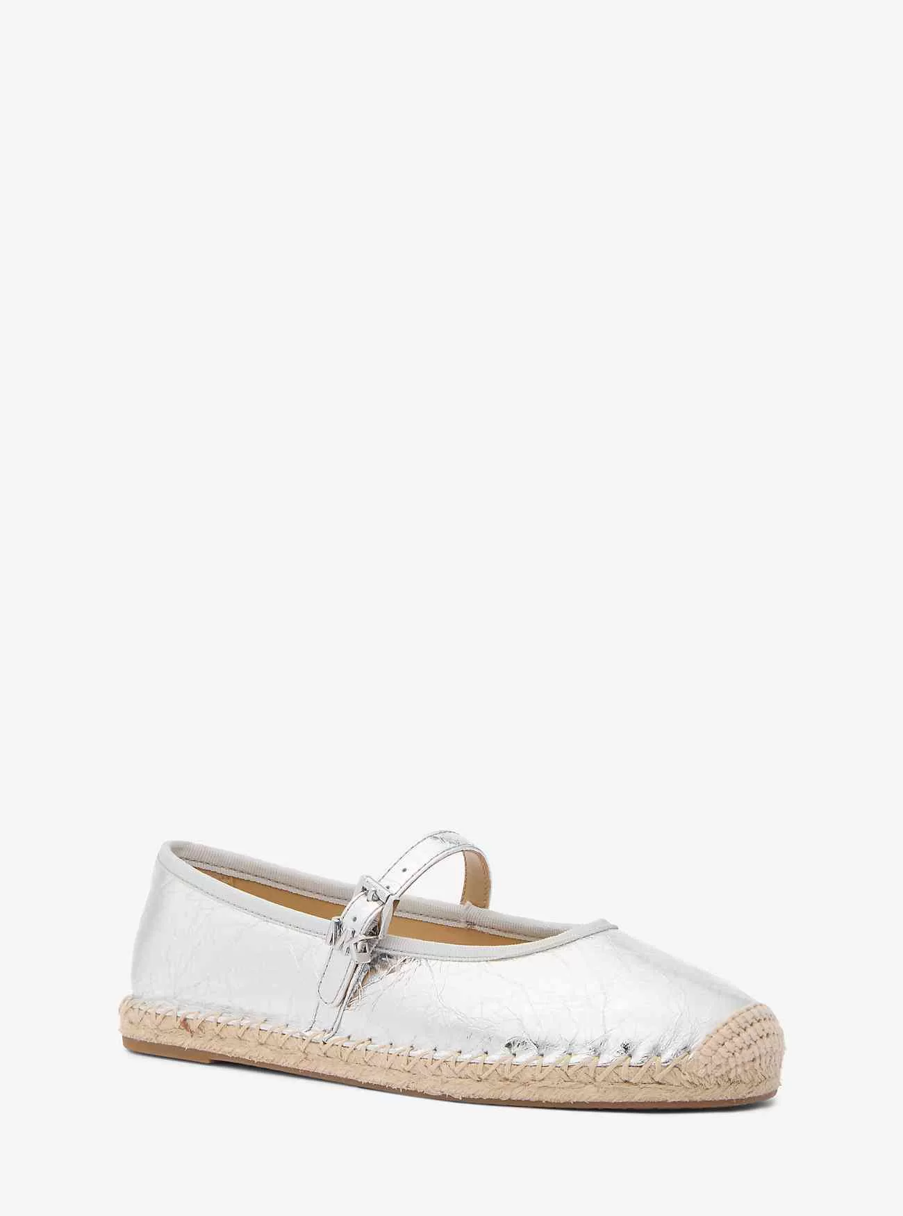 Espadrillas da danza classica Lynn in pelle metallizzata