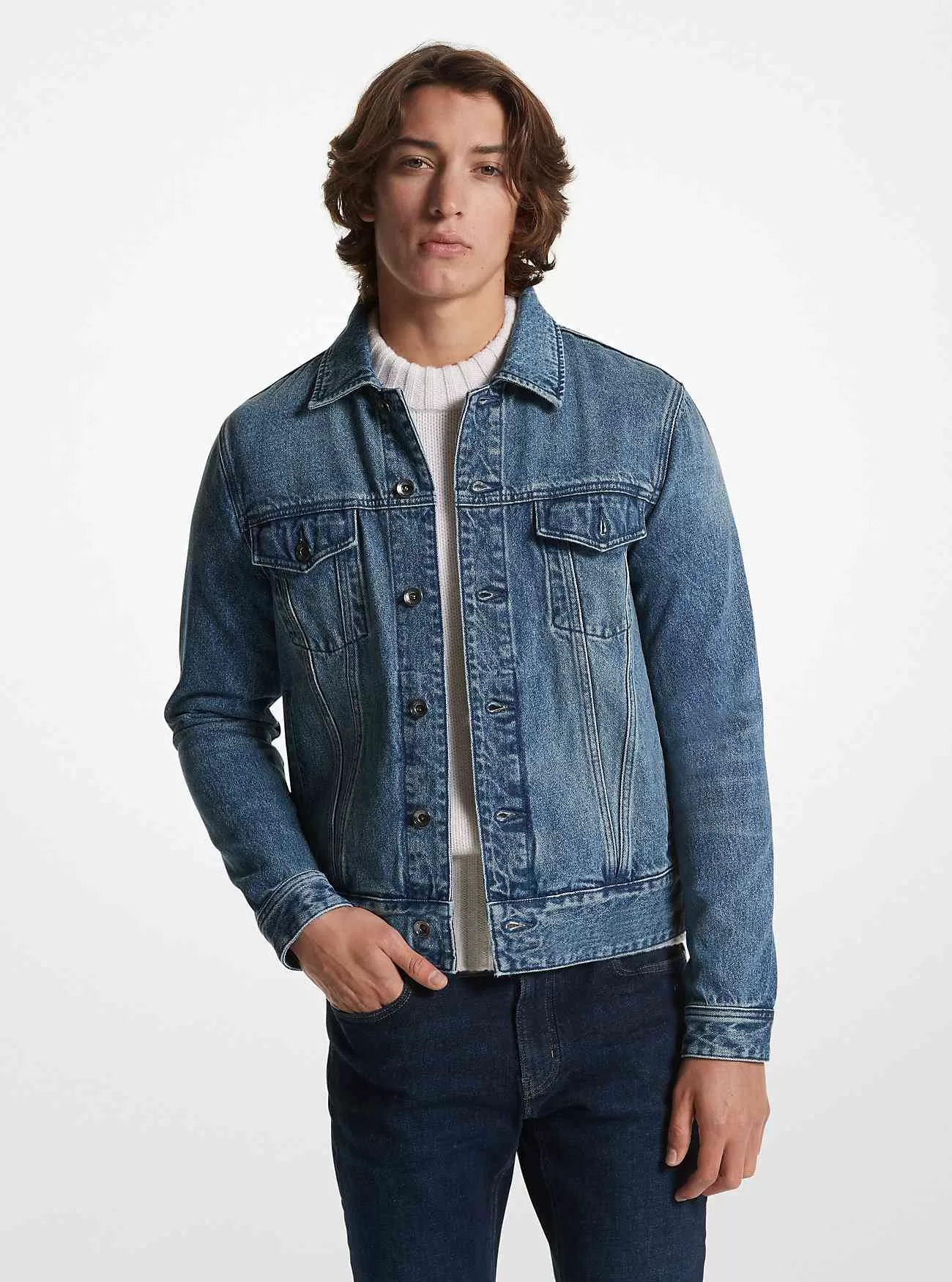 Giacca da camionista in denim
