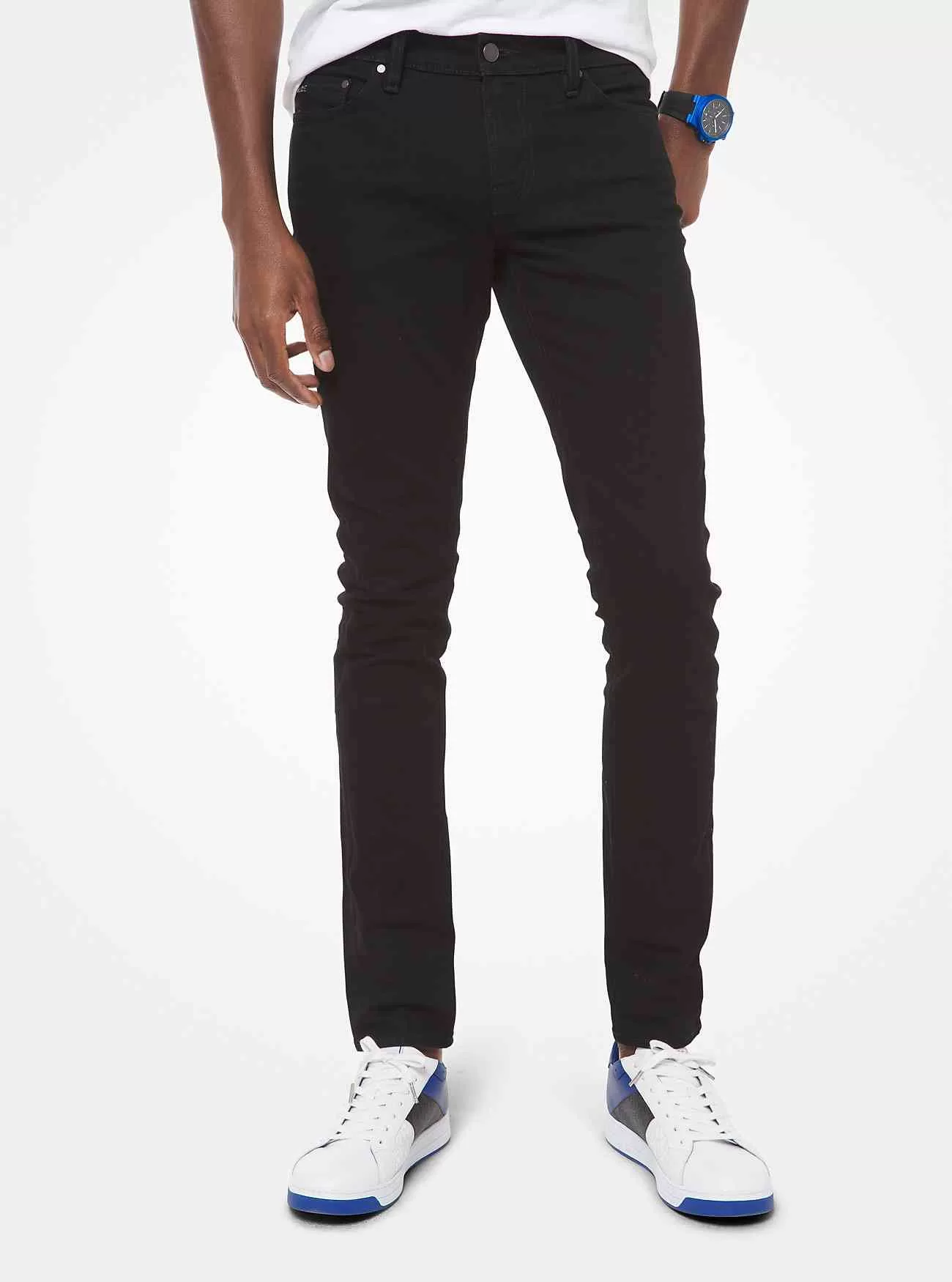 Jeans slim fit in cotone elasticizzato