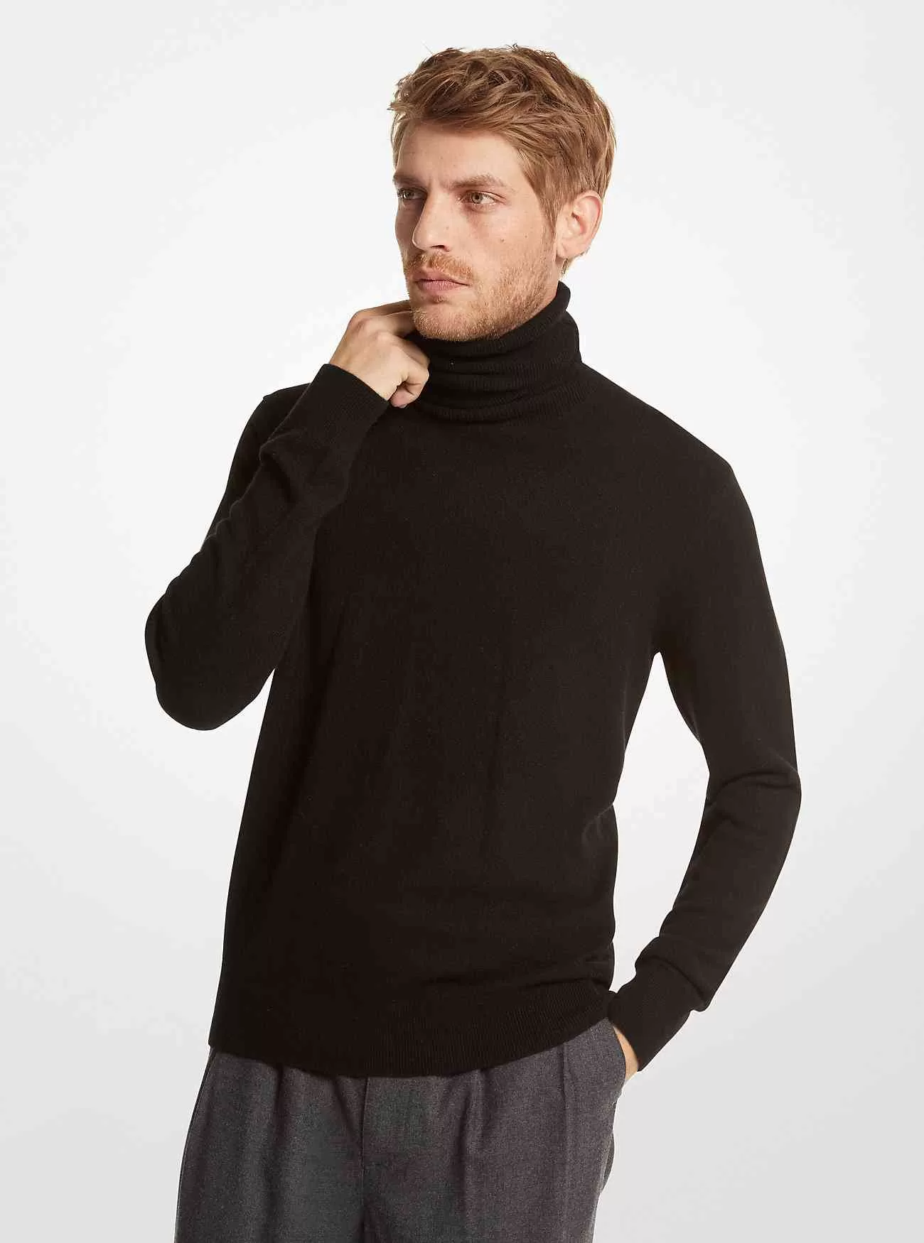 Maglione dolcevita in cashmere