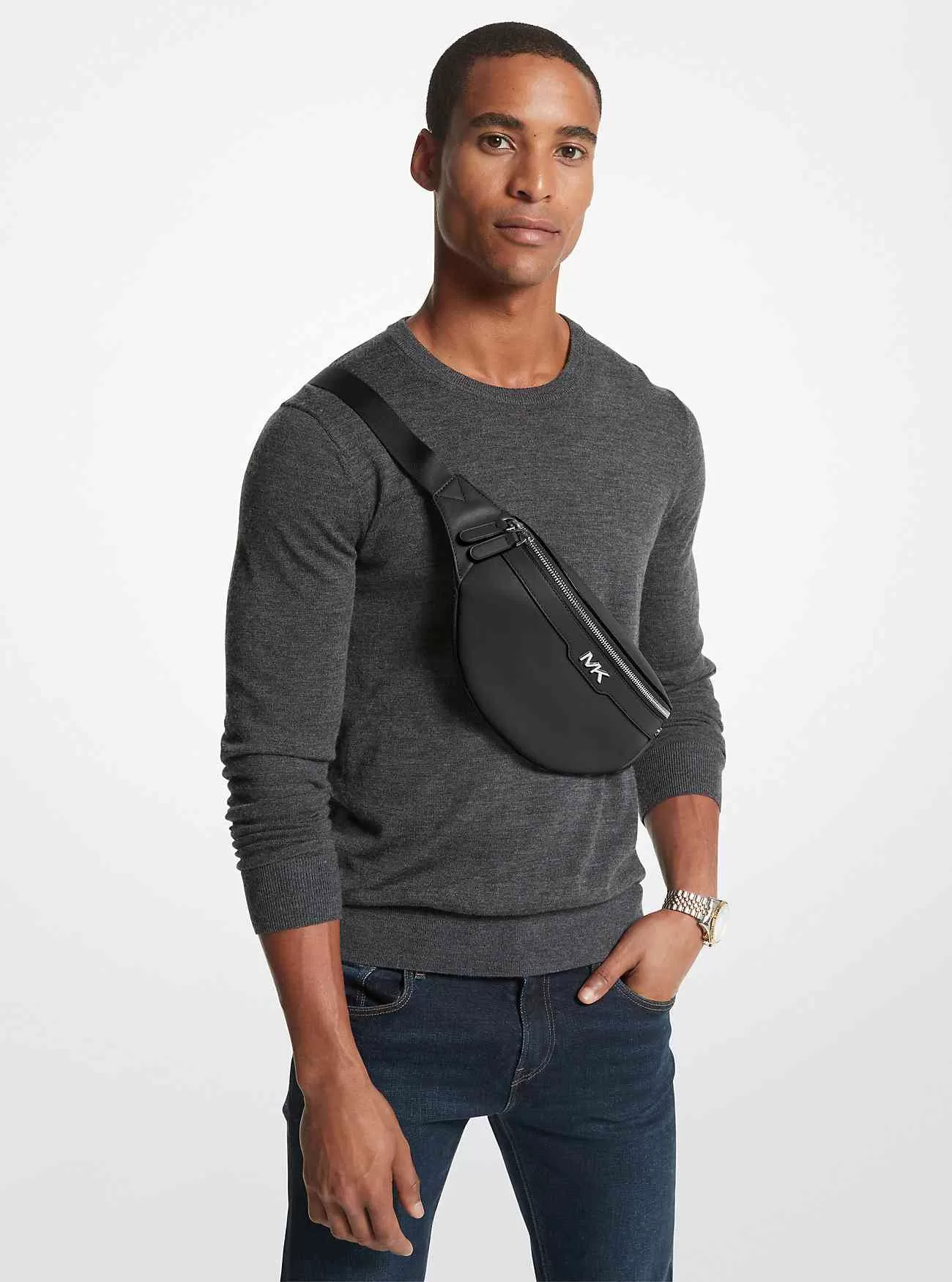 Marsupio Varick piccolo in pelle Marsupio Varick piccolo in pelle