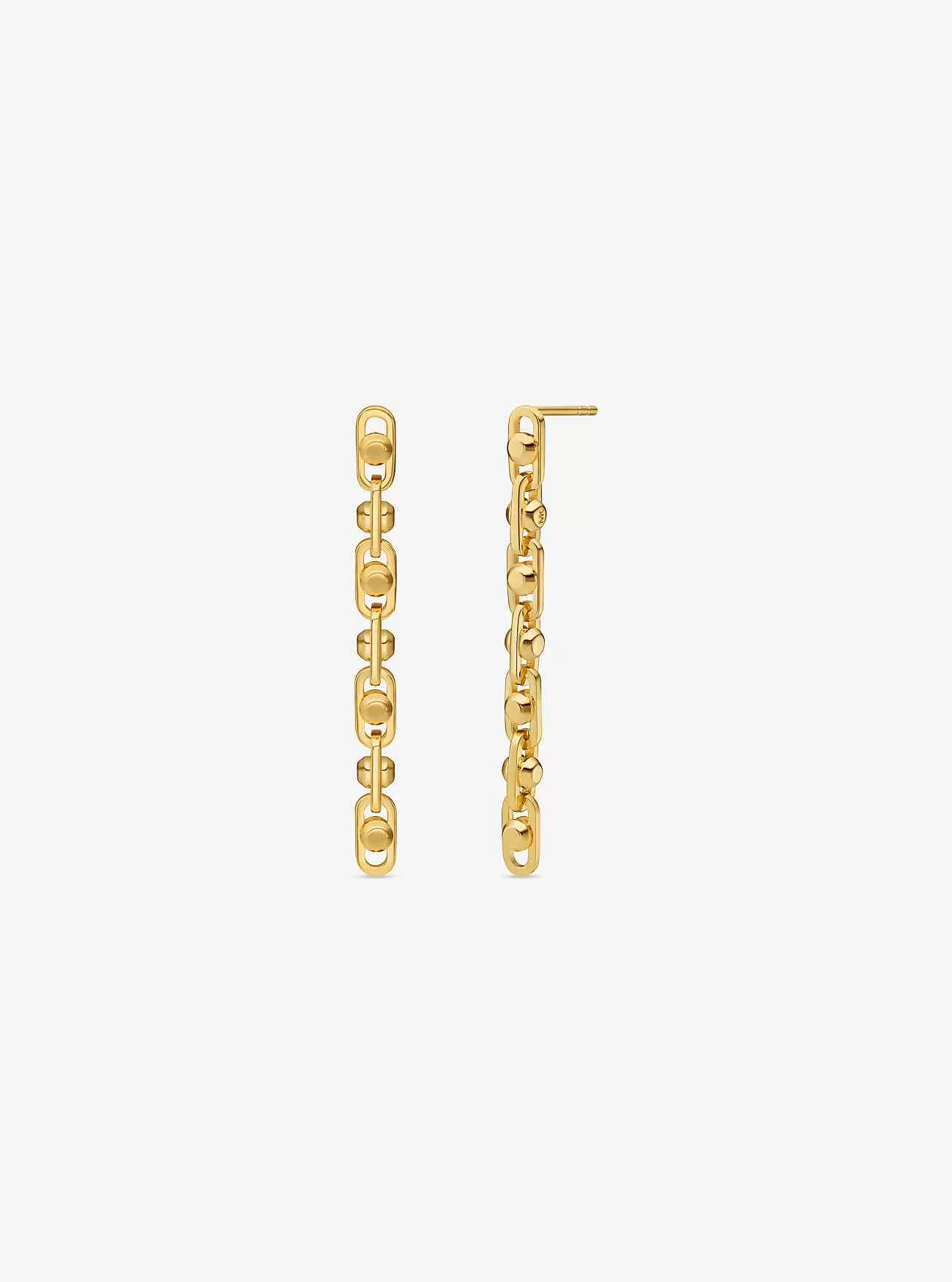 Orecchini pendenti Astor in argento sterling placcato in metallo prezioso