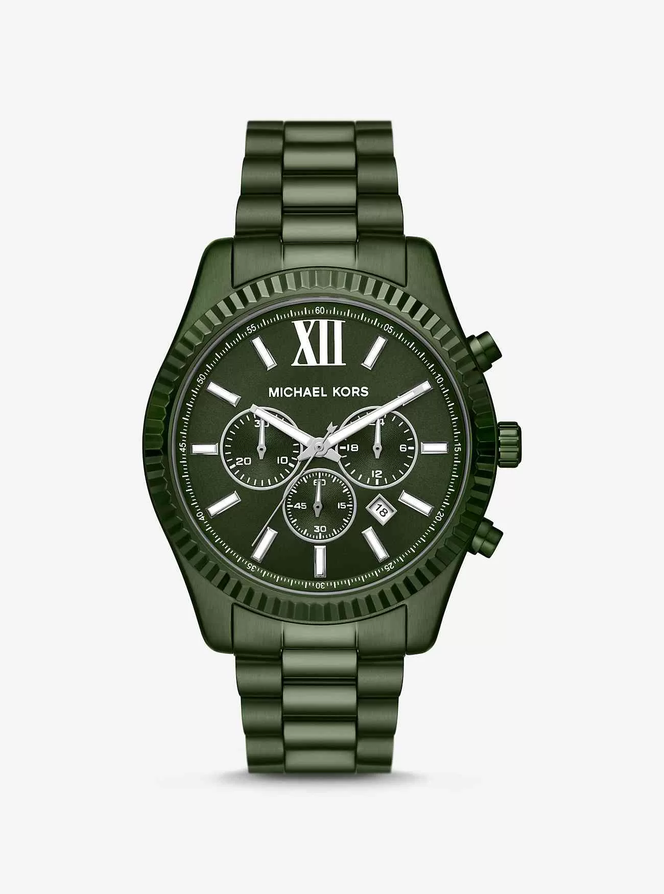 Orologio Lexington oversize color verde