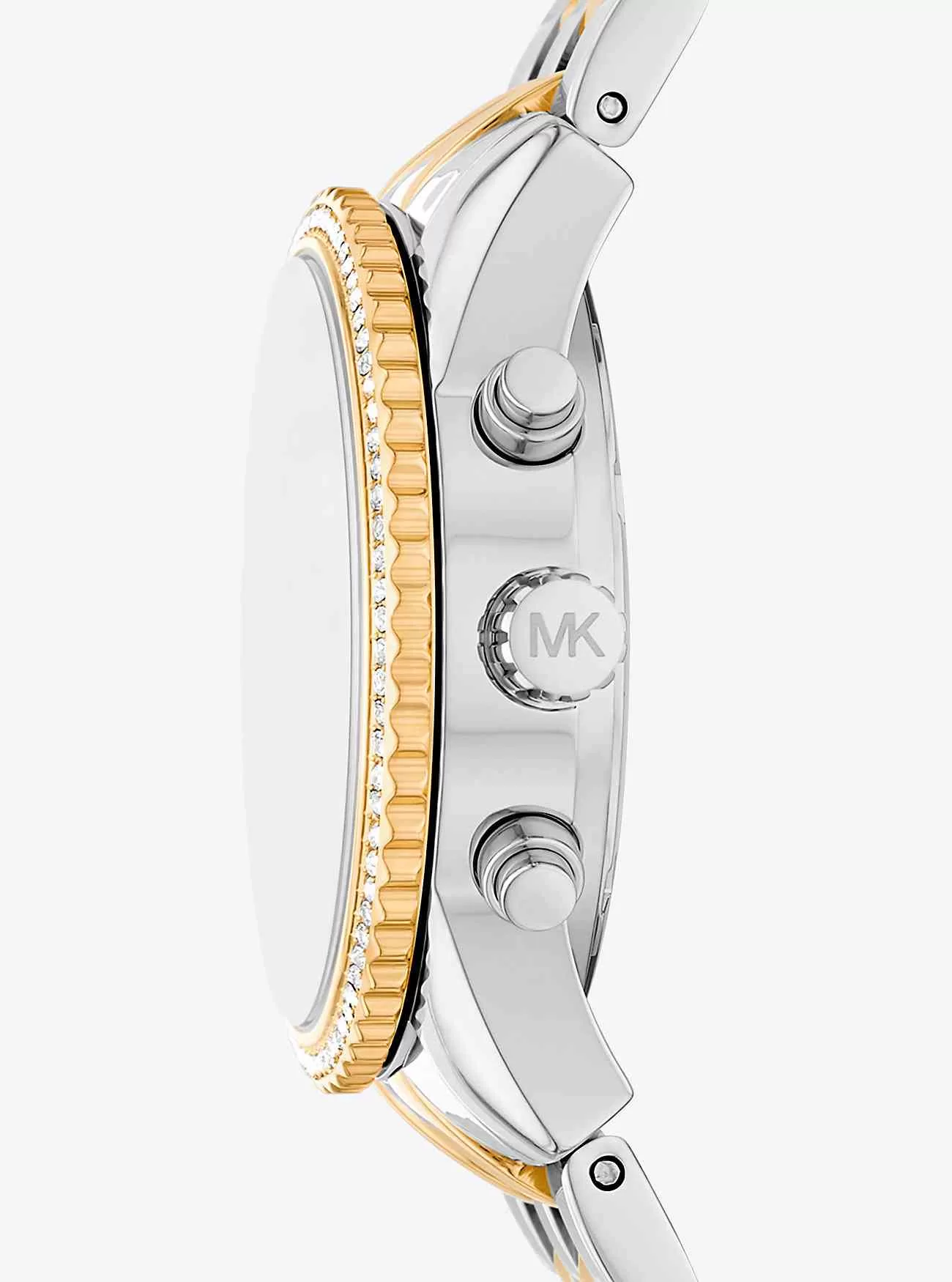 Orologio Mini Ritz Pavé bicolore